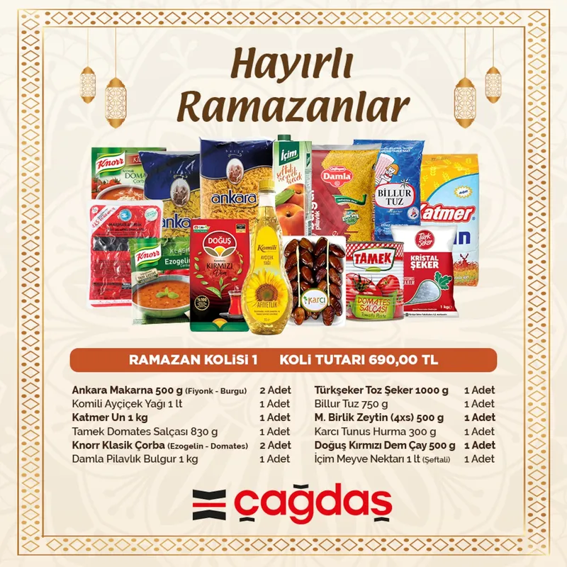 Çağdaş Broşür Kapak