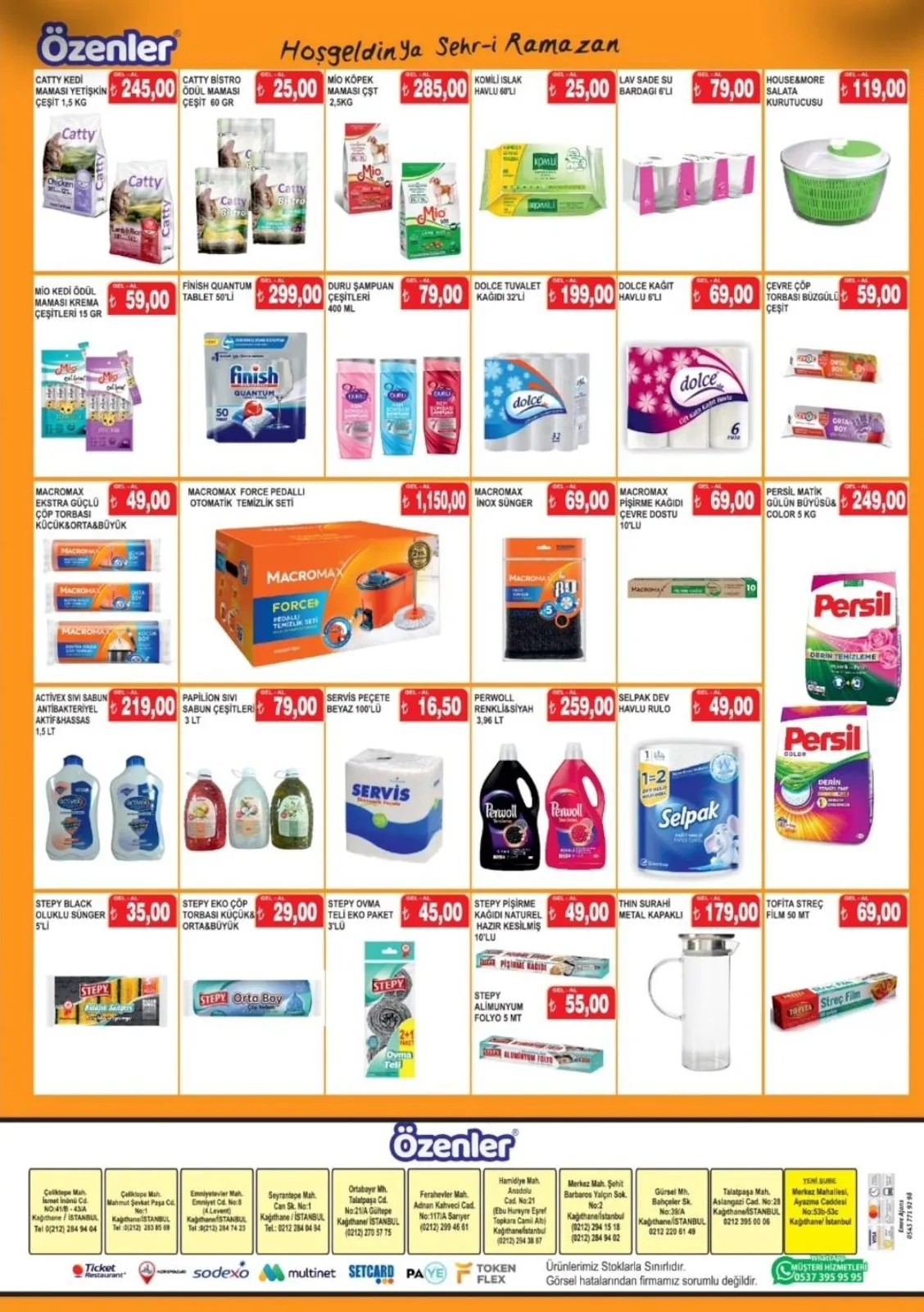 Özenler Özenler Market 12 Şubat 2026 Aktüel Kataloğu sayfa 8: Macromax Force Pedalli Otomati̇K Temi̇Zli̇K Seti̇, Macromax İnox Sünger