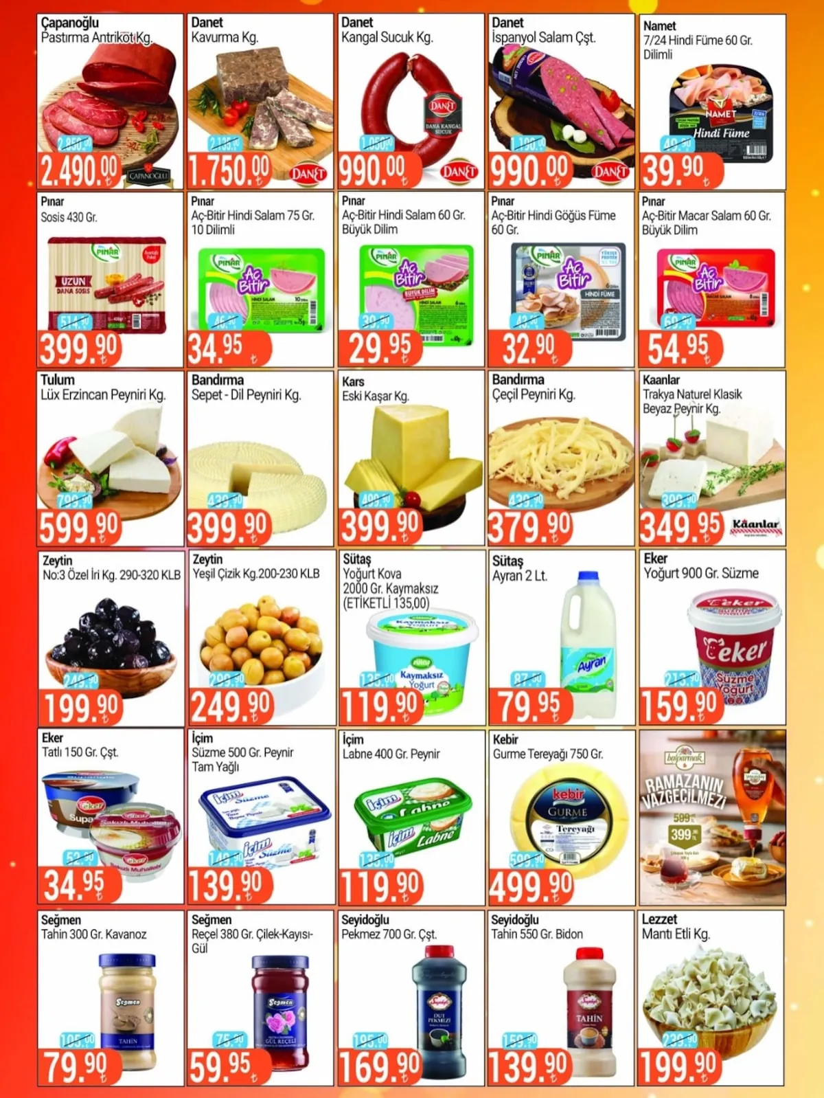 İdeal İdeal Market 13 Şubat 2026 Aktüel Kataloğu sayfa 2: Kars Eski Kaşar Kg., Kebir Gurme Tereyağı 750 Gr.