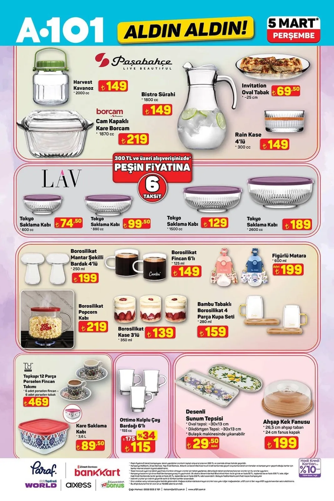 A101 A101 5 Mart 2026 Aktüel Kataloğu sayfa 4: Cipso Bruschetta Aromalı İnce Patates Cipsi 125 G, Ülker Probis Kakaolu Ve Muzlu Kremalı Proteinli Bisküvi 3X75 G