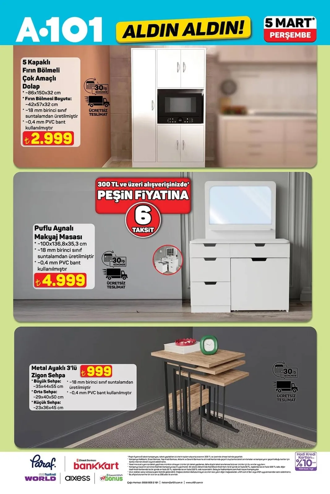 A101 A101 5 Mart 2026 Aktüel Kataloğu sayfa 6: Apec 49.4 Cc Benzinli Moped, Revolt Rsx6 125 Cc Benzinli Motosiklet