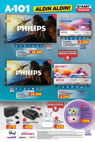A101 12 Mart 2026 Aktüel Kataloğu12 Mart - 18 Mart