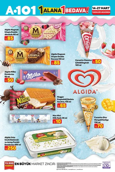 A101 14 Mart 2026 Aktüel Kataloğu14 Mart - 27 Mart