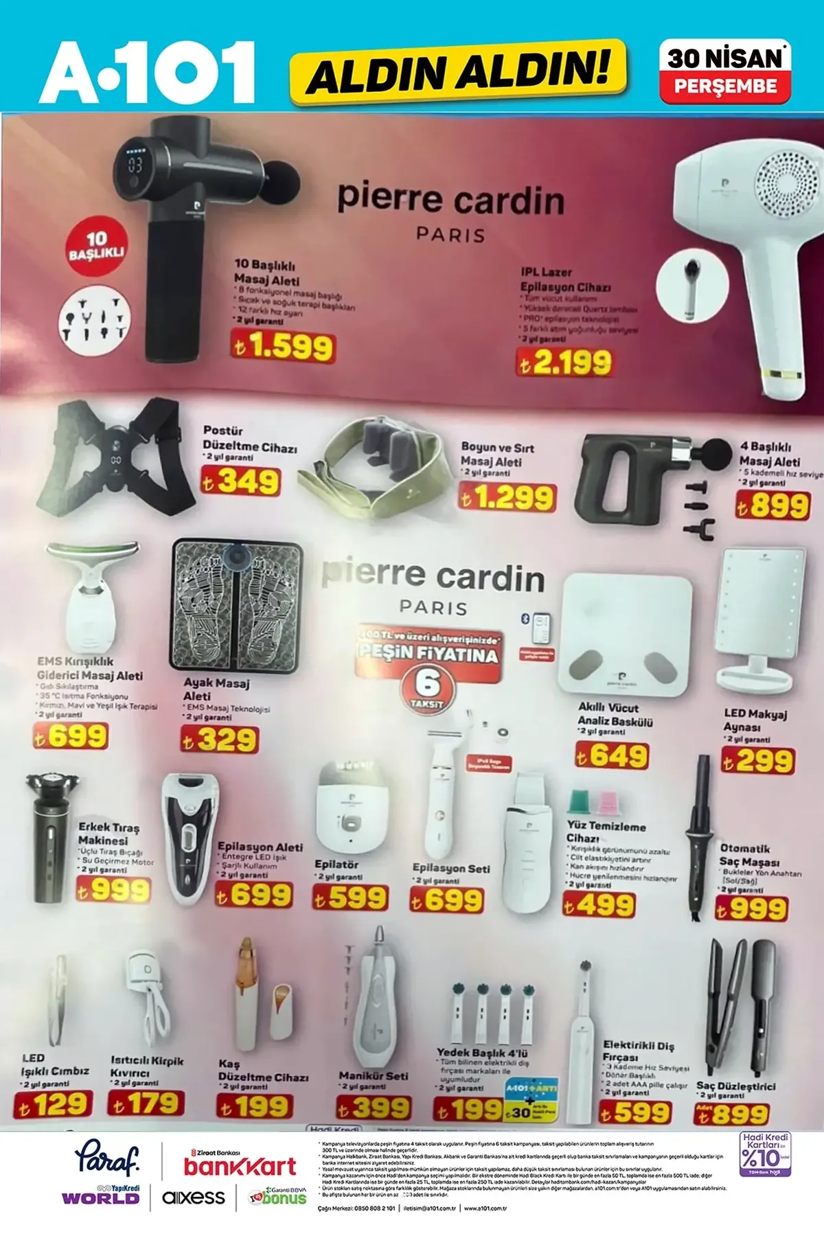A101 A101 30 Nisan 2026 Aktüel Ürünler Kataloğu sayfa 2: Epilasyon Aleti, Yedek Başlik 4'Lü