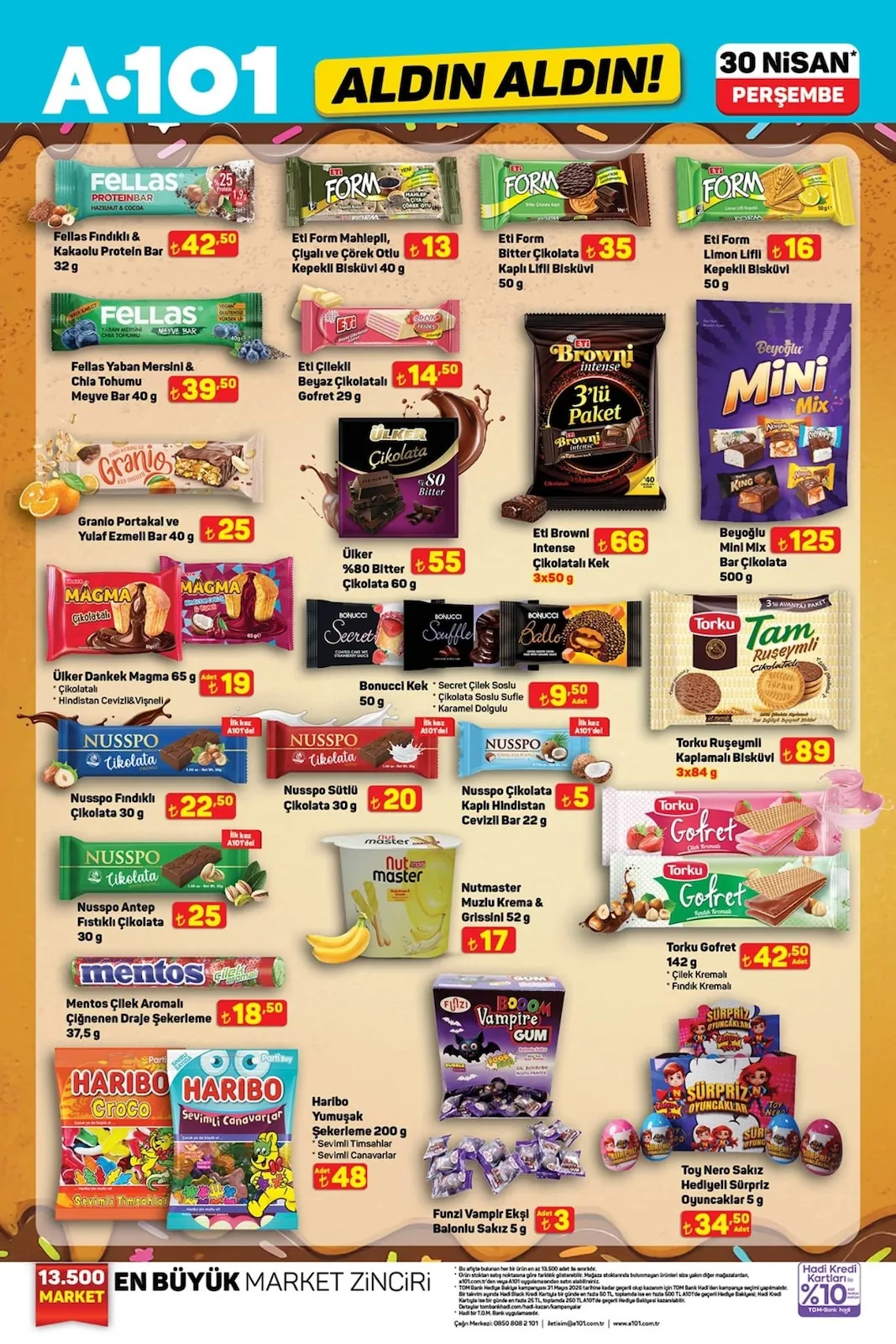 A101 A101 30 Nisan 2026 Aktüel Ürünler Kataloğu sayfa 9: Selpak 3 Katlı Tuvalet Kağıdı 32'Li, Sparx Sıvı Bulaşık Deterjanı 1200 Ml