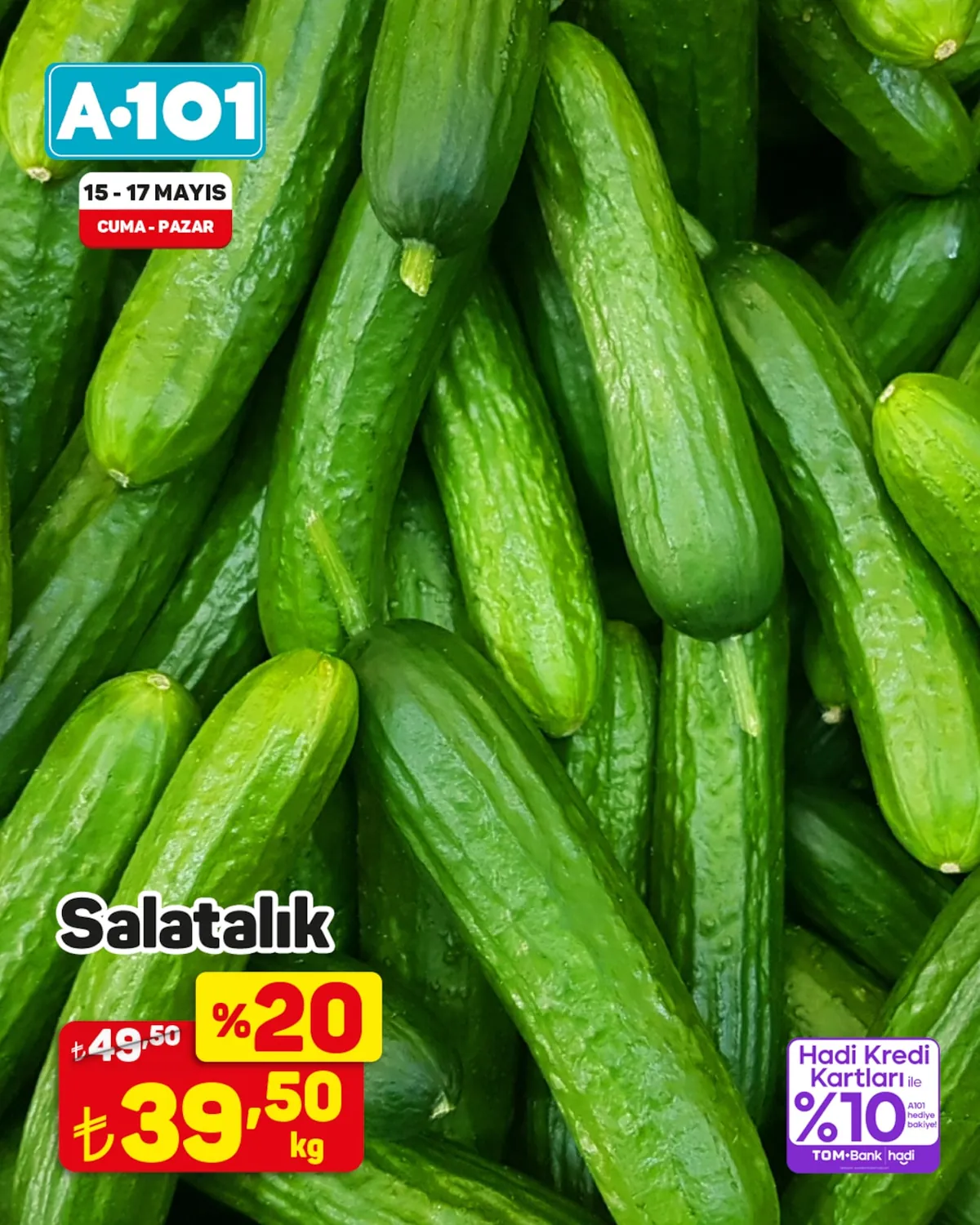 A101 A101 15 Mayıs 2026 Aktüel Kataloğu sayfa 2: Salatalık