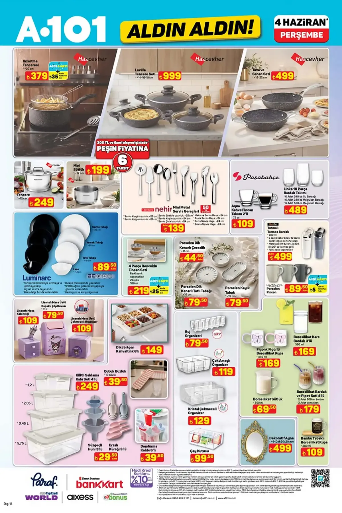 A101 A101 26 Mayıs 2026 Aktüel Ürünler Kataloğu sayfa 6: Dondurma Kalıbı 6'Lı, Tutmalı Termos Bardak 900 Ml