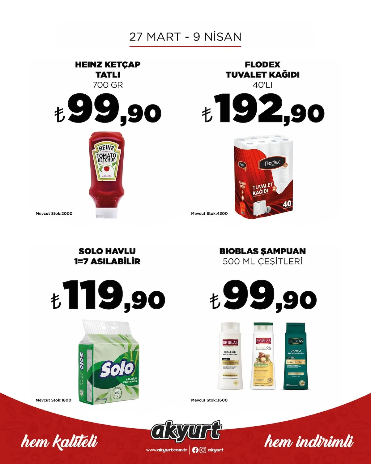 Akyurt Akyurt Süpermarket 27 Mart 2026 Aktüel Kataloğu sayfa 3