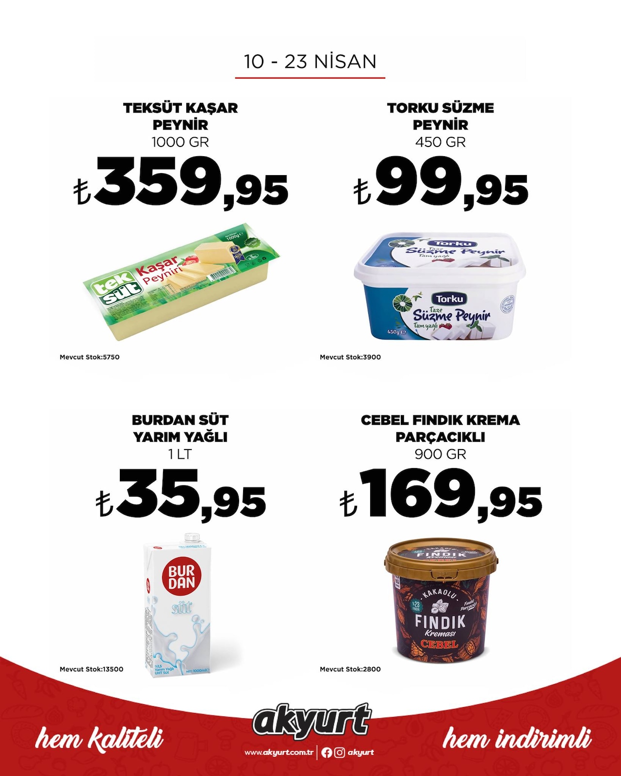 Akyurt Süpermarket 10 Nisan 2026 Aktüel Kataloğu broşürü