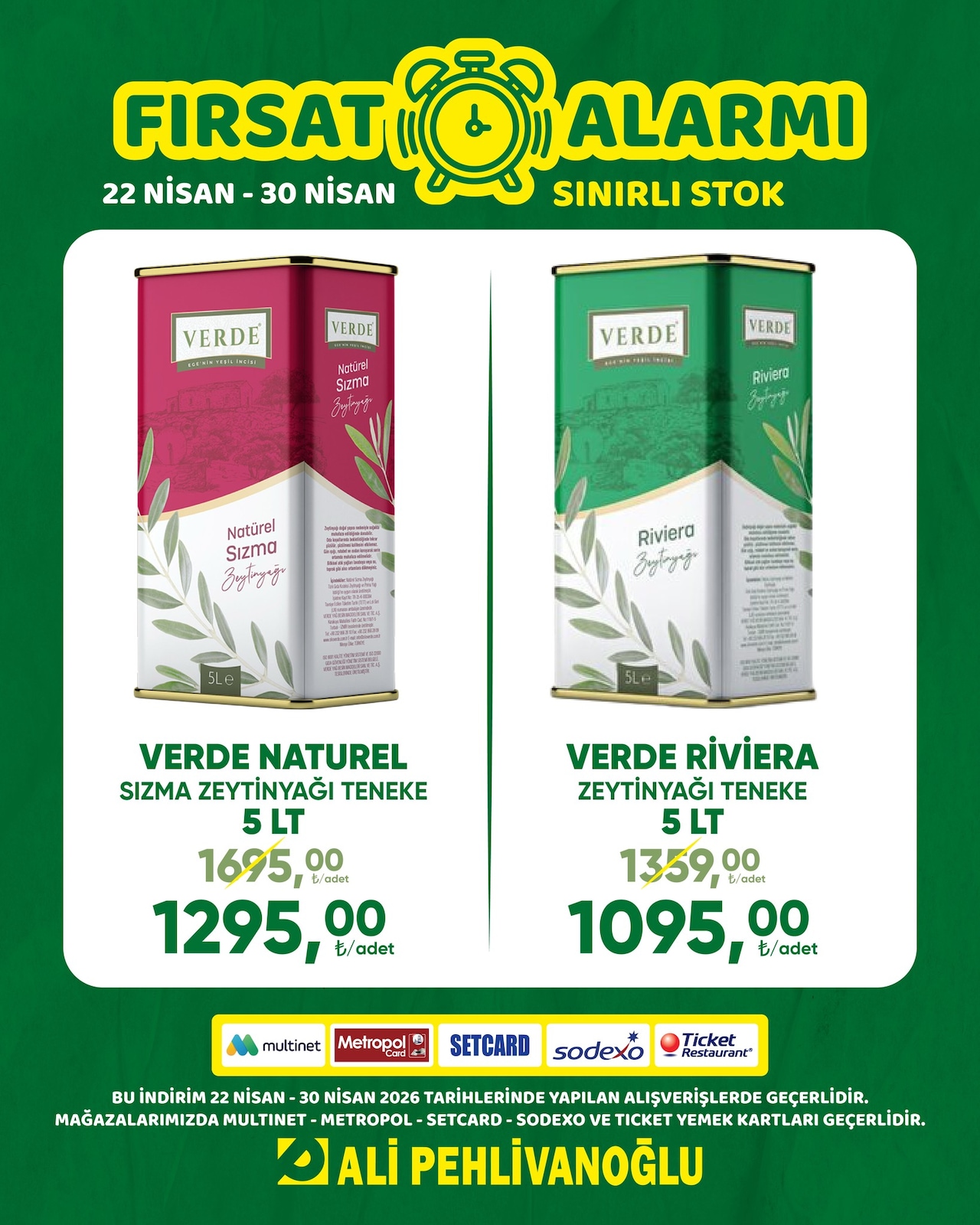 Ali Pehlivanoğlu 22 Nisan 2026 Aktüel Kataloğu broşürü