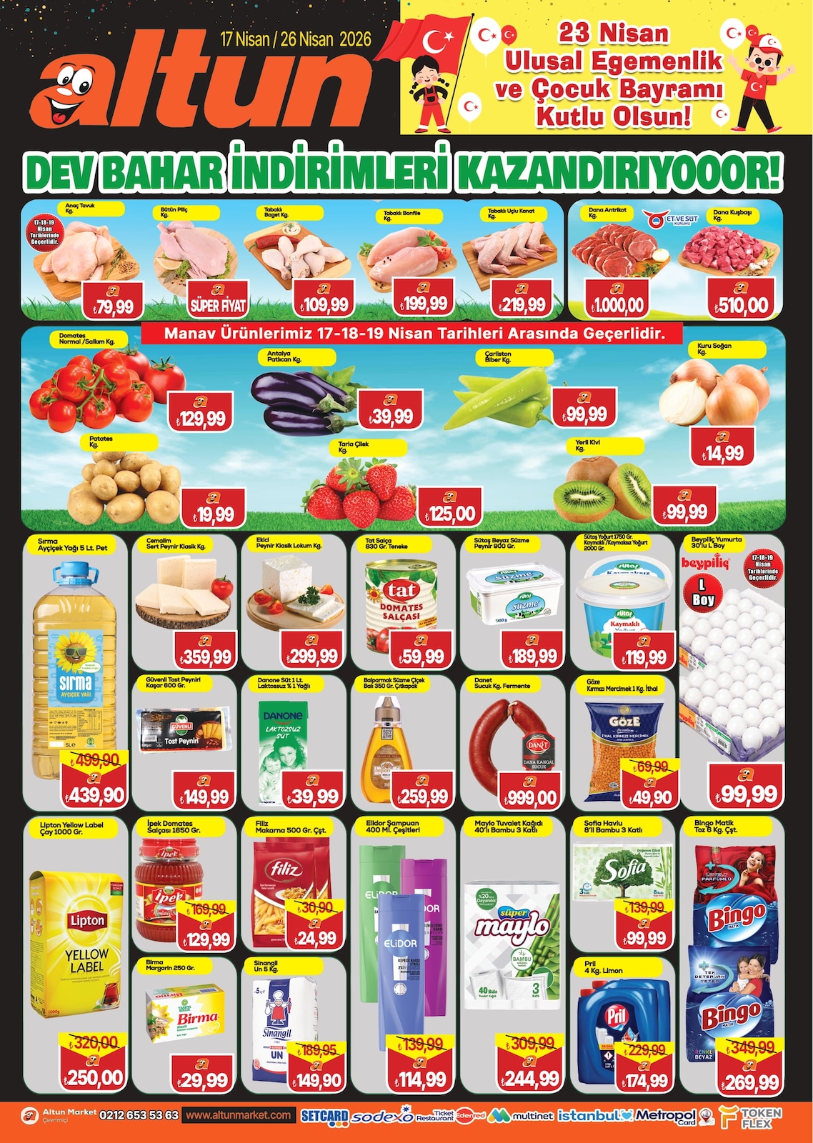 Altun Market 17 Nisan 2026 Aktüel Kataloğu Kapak Görseli