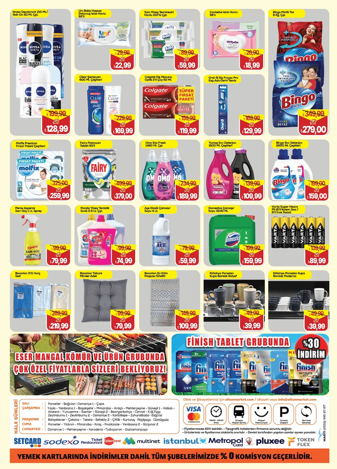 Altun Altun Market 4 Mayıs 2026 Aktüel Kataloğu sayfa 4: Oral-B Diş Fırçası Pro Exp.Adv.Derin Temiz, Omo Exs Fresh 1480 Ml.