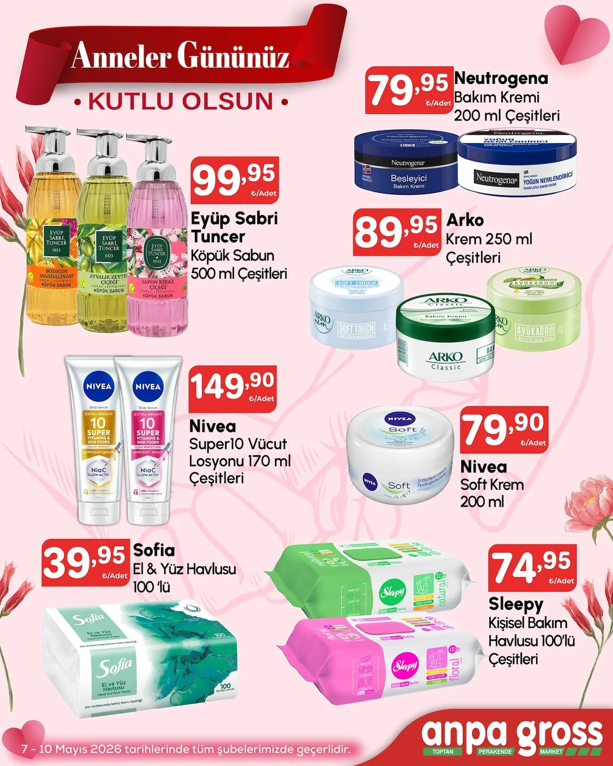 Anpa Anpa Gross 7 Mayıs 2026 Aktüel Kataloğu sayfa 10: Neutrogena Bakım Kremi 200 Ml