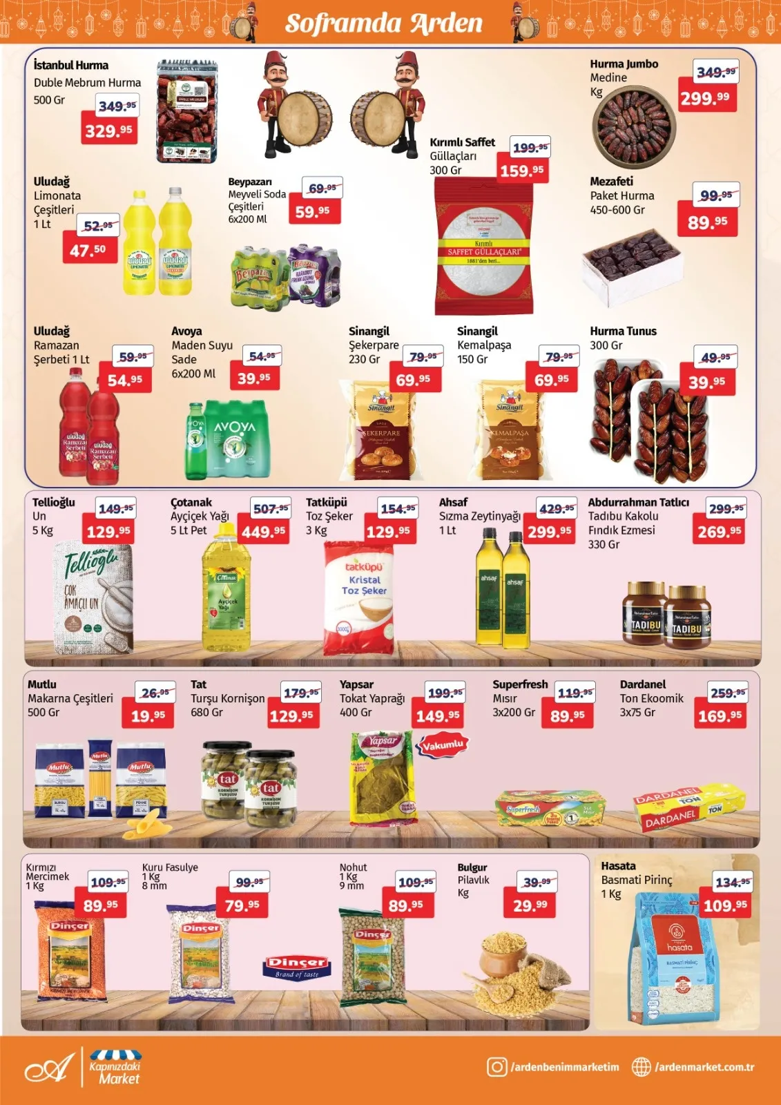 Arden Arden Market 27 Şubat 2026 Aktüel Kataloğu sayfa 4: Beypazarı Meyveli Soda Çeşitleri 6X200 Ml, Sinangil Kemalpaşa 150 Gr