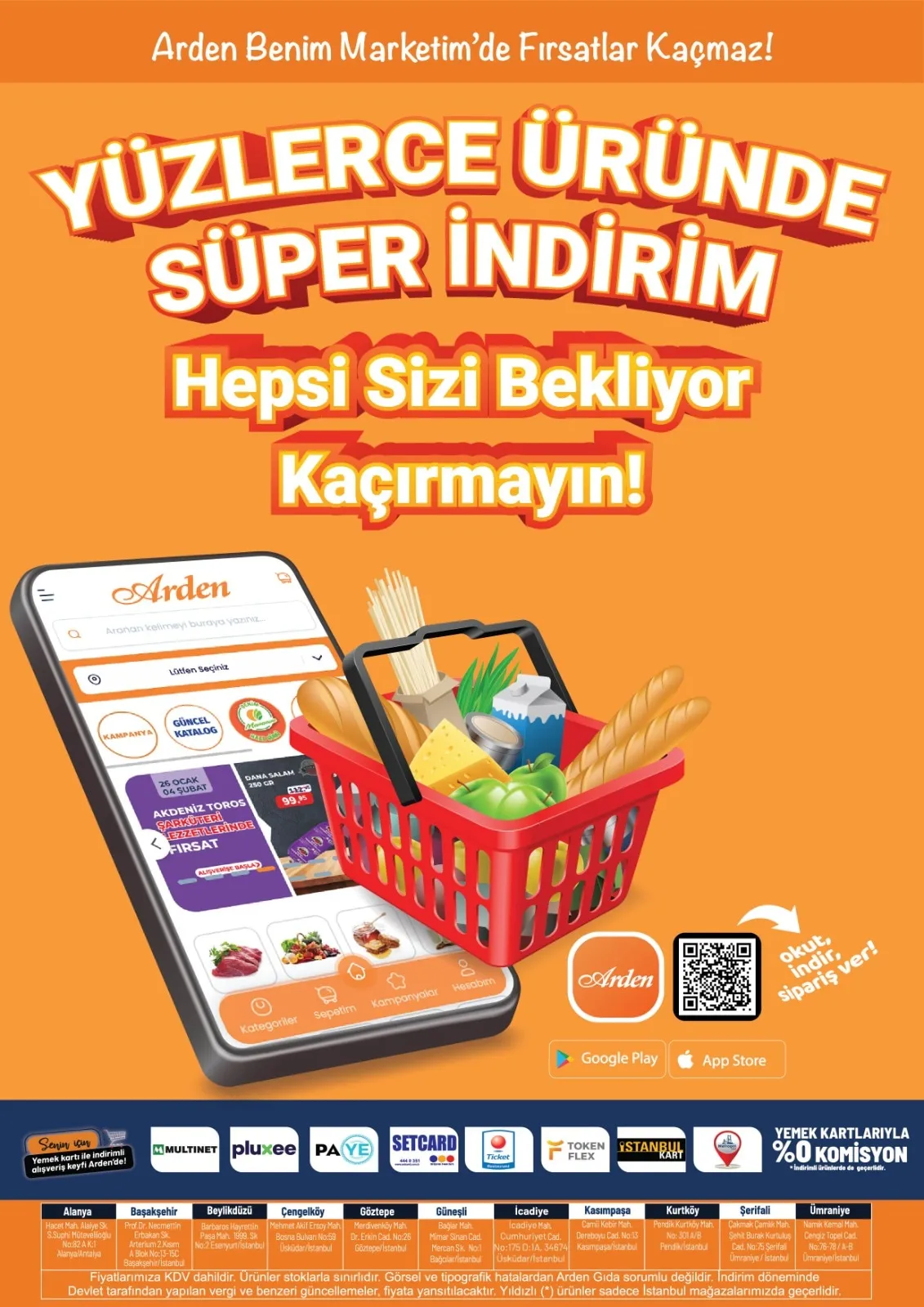 Arden Arden Market 27 Mart 2026 Aktüel Kataloğu sayfa 8: Dana Salam 250 Gr