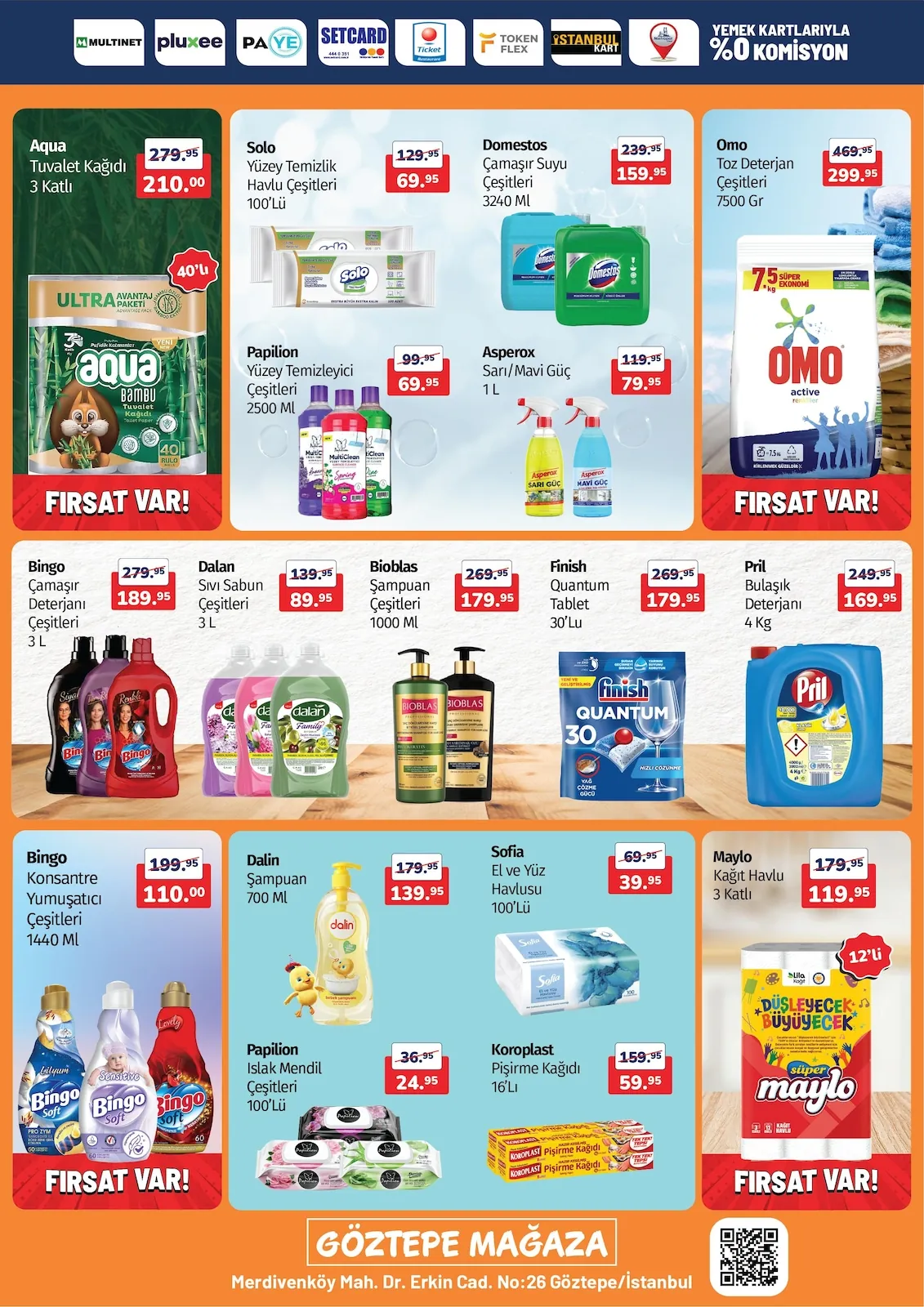 Arden Arden Market 1 Mayıs 2026 Aktüel Kataloğu sayfa 4: Papilion Yüzey Temizleyici Çeşitleri 2500 Ml, Asperox Sarı/Mavi Güç 1 L