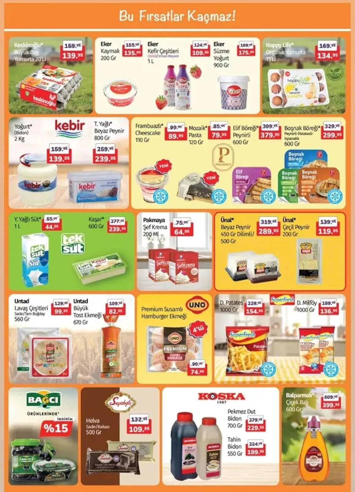 Arden Arden Market 8 Mayıs 2026 Aktüel Kataloğu sayfa 3: Y. Yağlı Süt 1L, Kaşar Peyniri 600 Gr