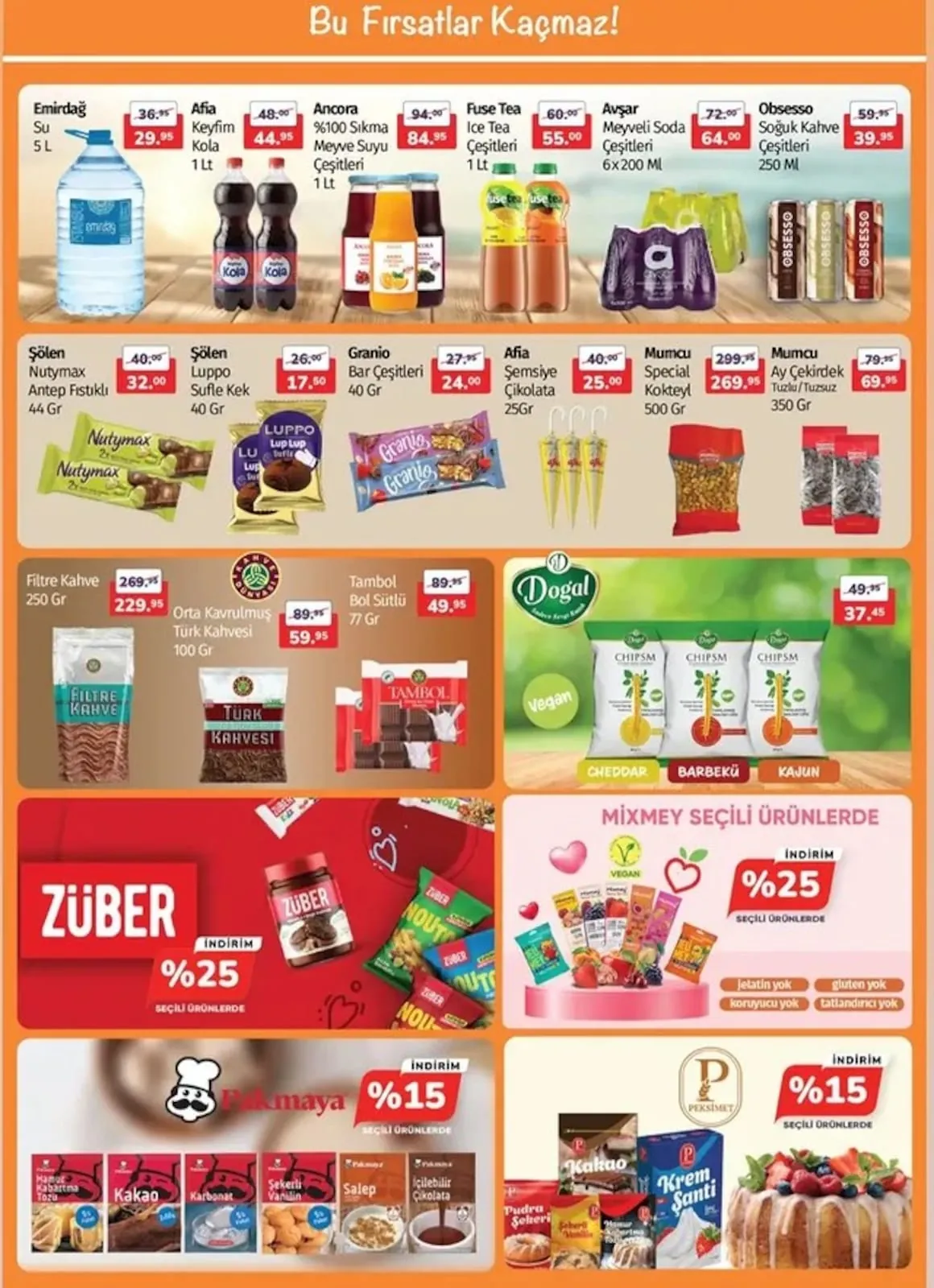 Arden Arden Market 8 Mayıs 2026 Aktüel Kataloğu sayfa 5: Emirdağ Su 5 L, Filtre Kahve 250 Gr