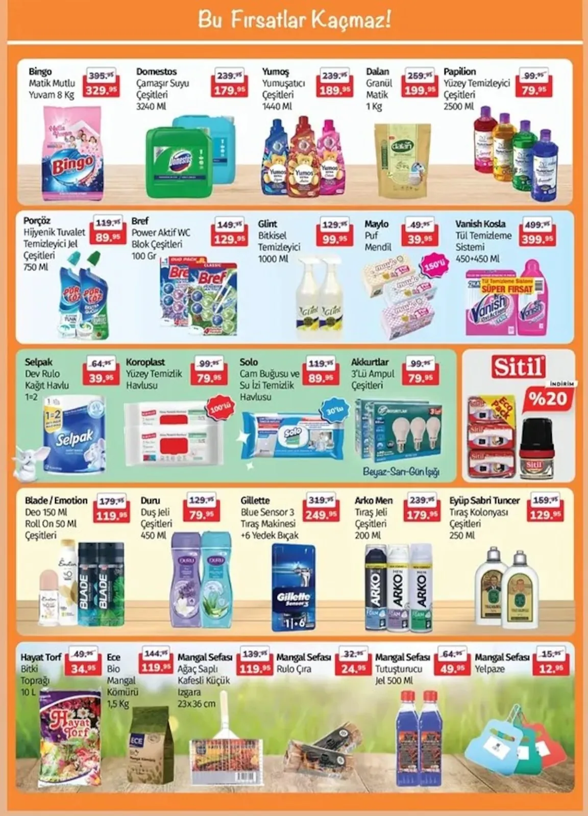 Arden Arden Market 8 Mayıs 2026 Aktüel Kataloğu sayfa 7: Blade / Emotion Deo 150 Ml Roll On 50 Ml Çeşitleri, Gillette Blue Sensor 3 Tıraş Makinesi + 6 Yedek Bıçak
