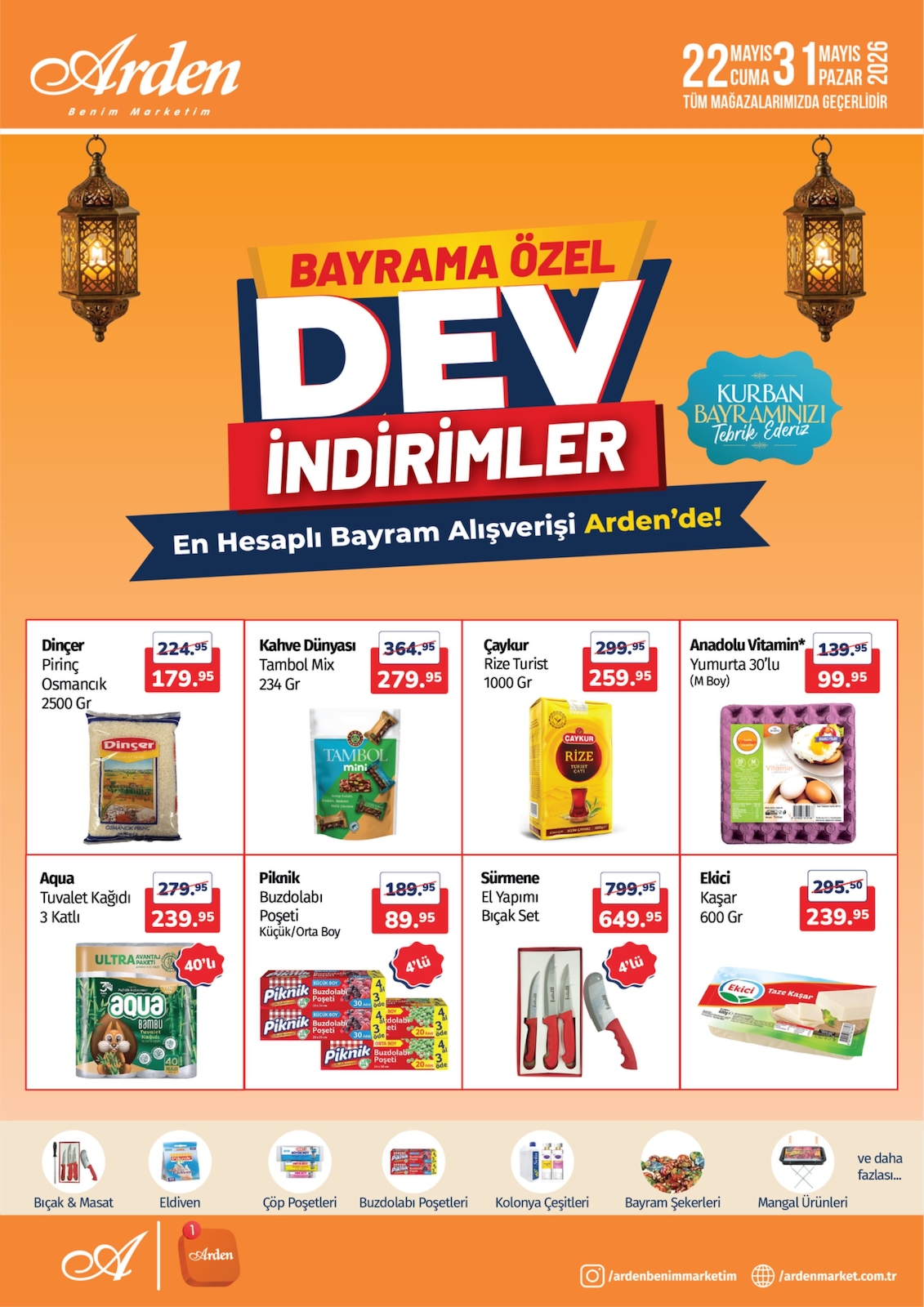 Arden Market 22 Mayıs 2026 Aktüel Kataloğu