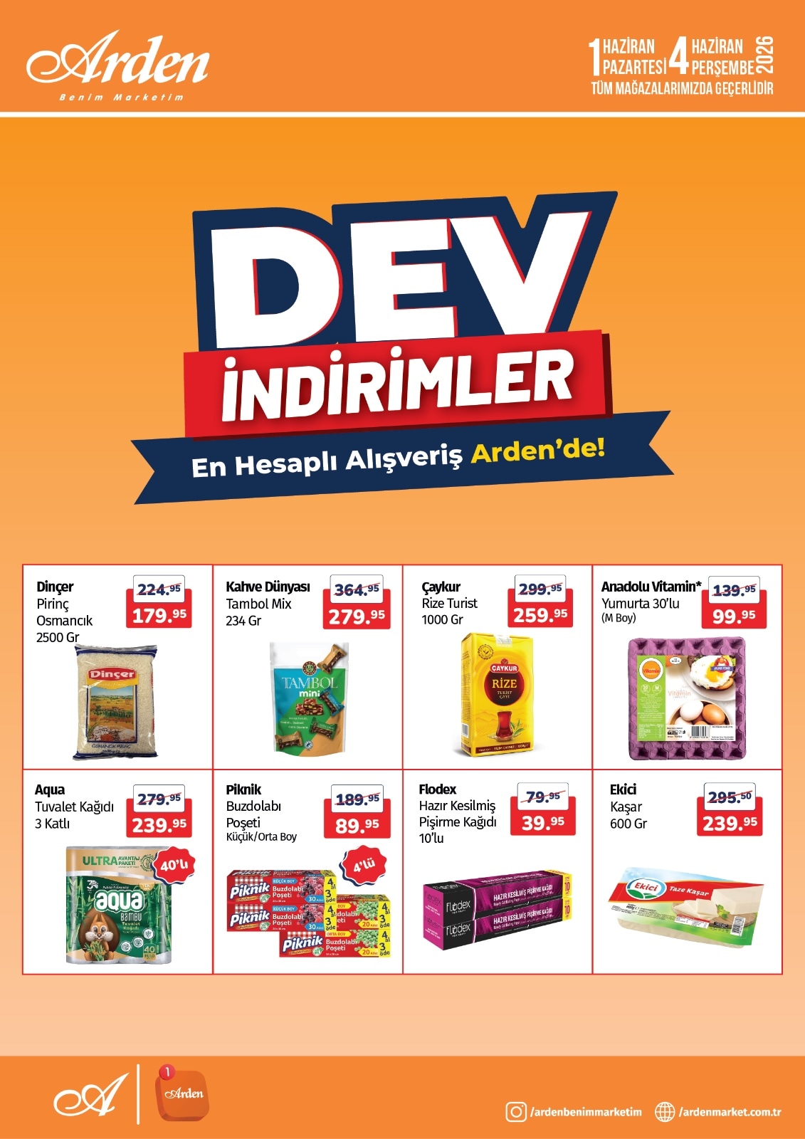 Arden Market 1 Haziran 2026 Aktüel Kataloğu