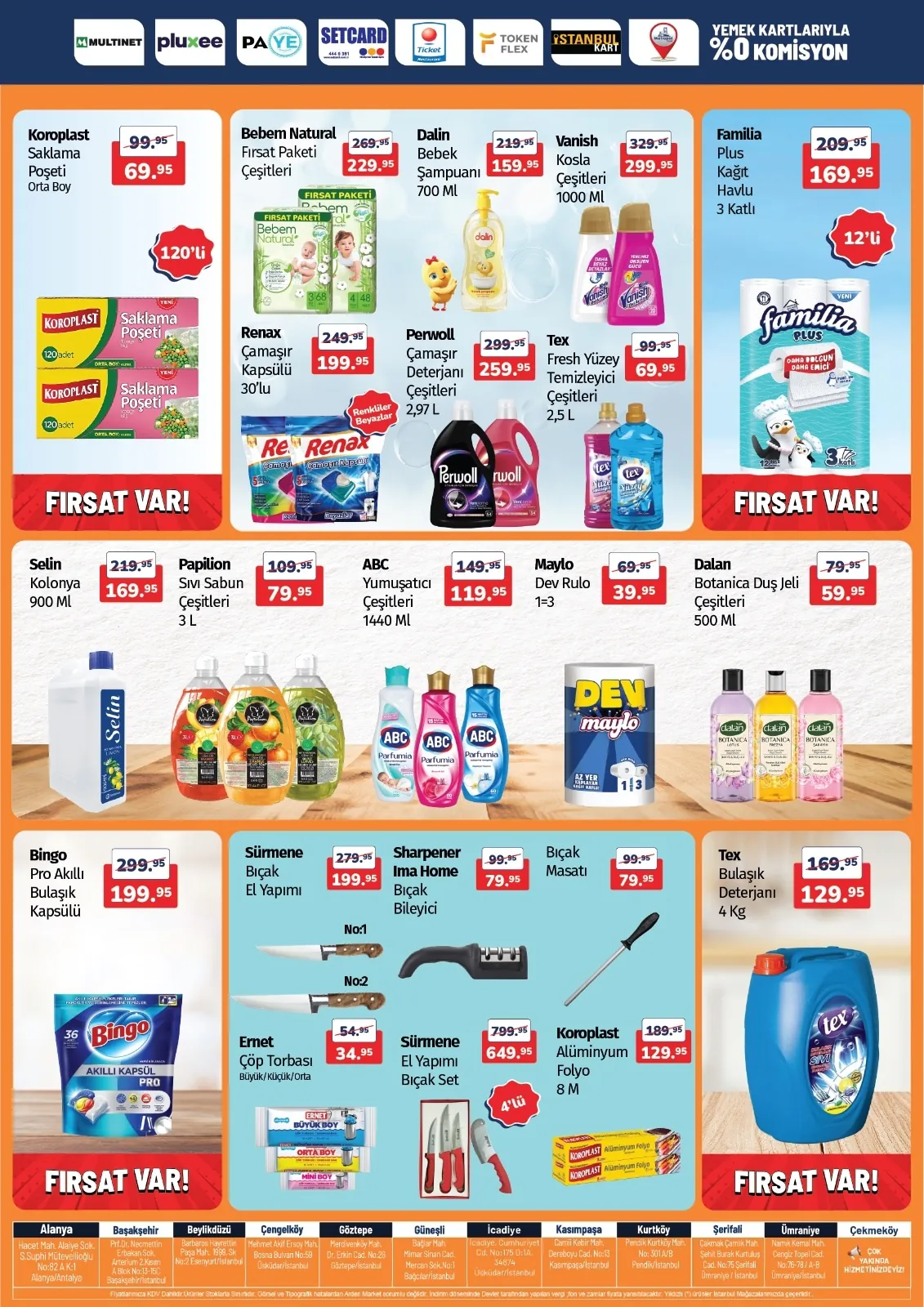 Arden Arden Market 1 Haziran 2026 Aktüel Kataloğu sayfa 4: Abc Yumuşatıcı Çeşitleri 1440 Ml, Tex Fresh Yüzey Temizleyici Çeşitleri 2,5 L