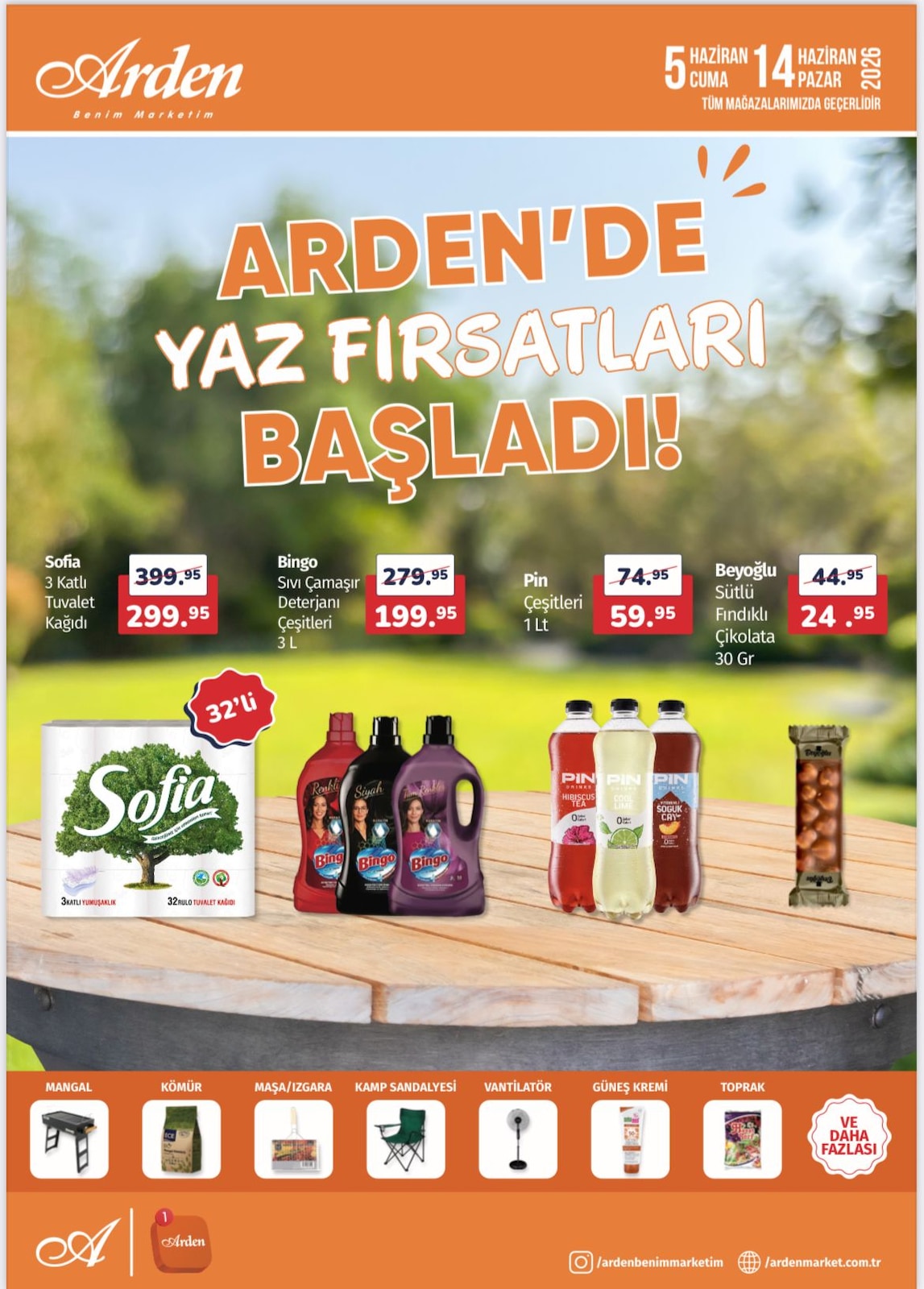 Arden Market 5 Haziran 2026 Aktüel Kataloğu broşürü