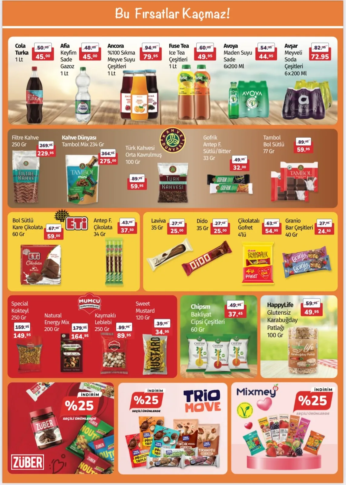 Arden Arden Market 5 Haziran 2026 Aktüel Kataloğu sayfa 5: Ülker Çikolatalı Gofret 4'Lü Paket, Eti Bol Sütlü Kare Çikolata 60 Gr