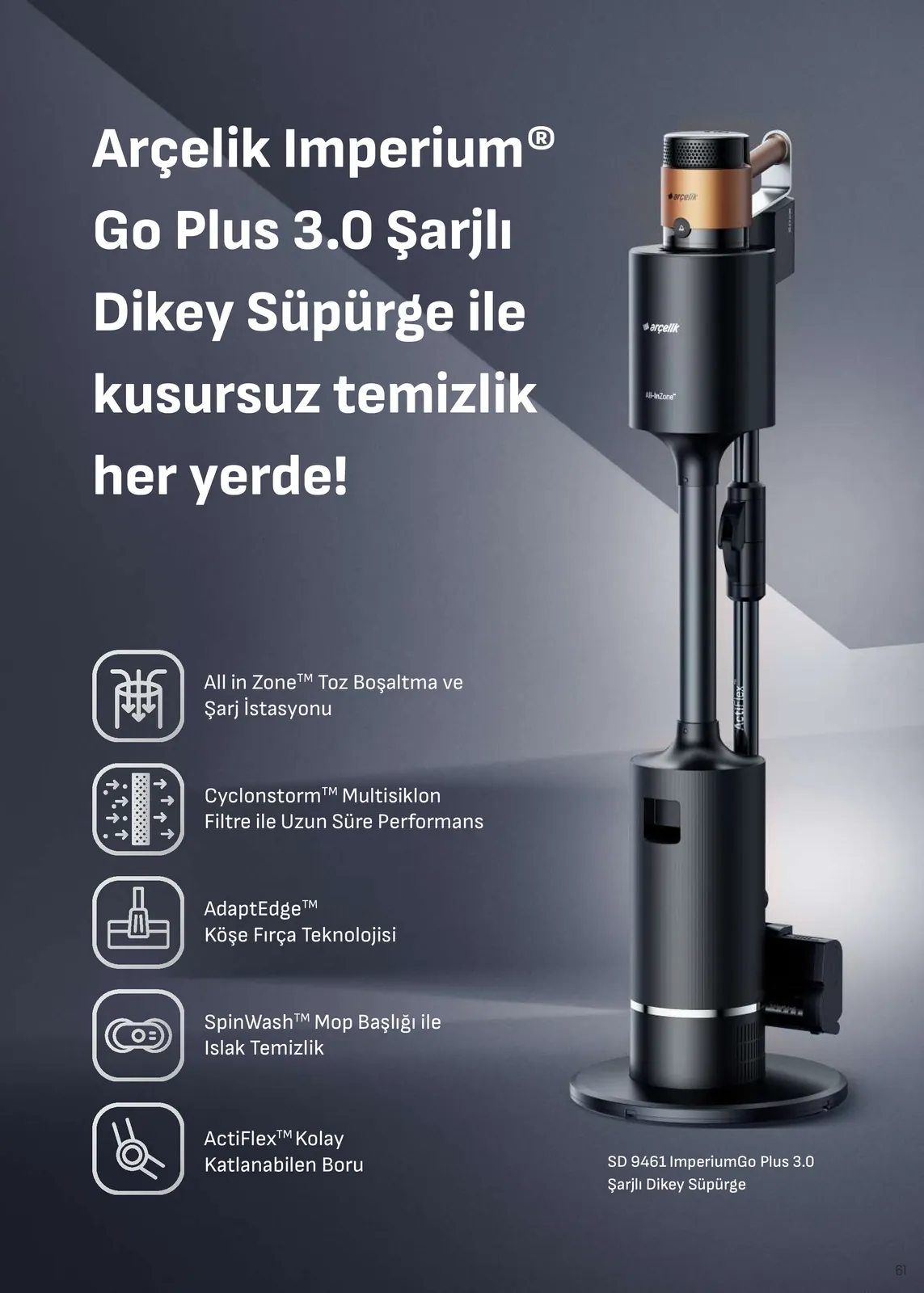 Arçelik Arçelik 1 Nisan 2026 Aktüel Kataloğu sayfa 61