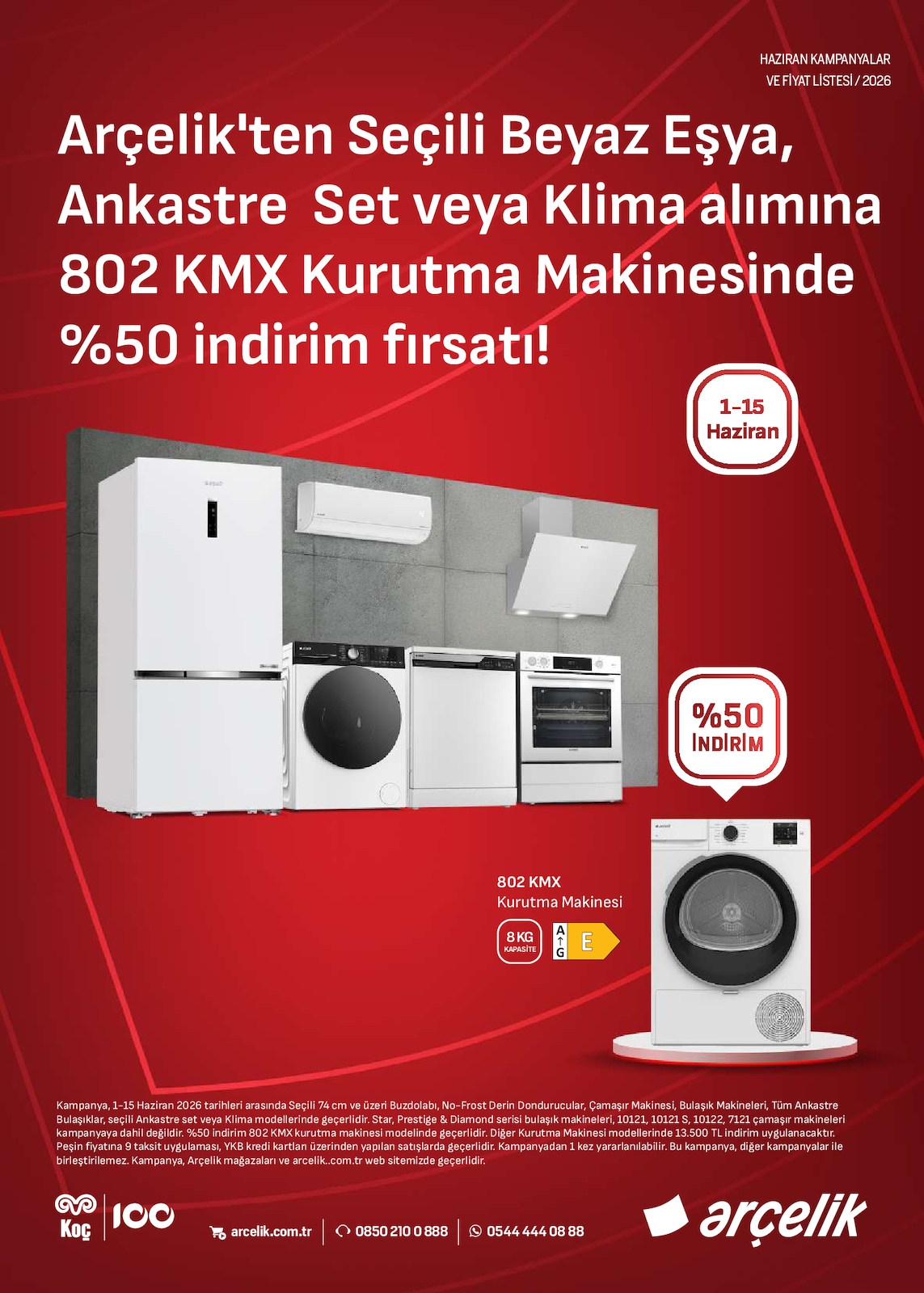Arçelik 1 Haziran 2026 Aktüel Kataloğu broşürü