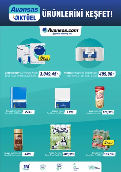 Avansas 9 Mart 2026 Aktüel Kataloğu9 Mart - 16 Mart