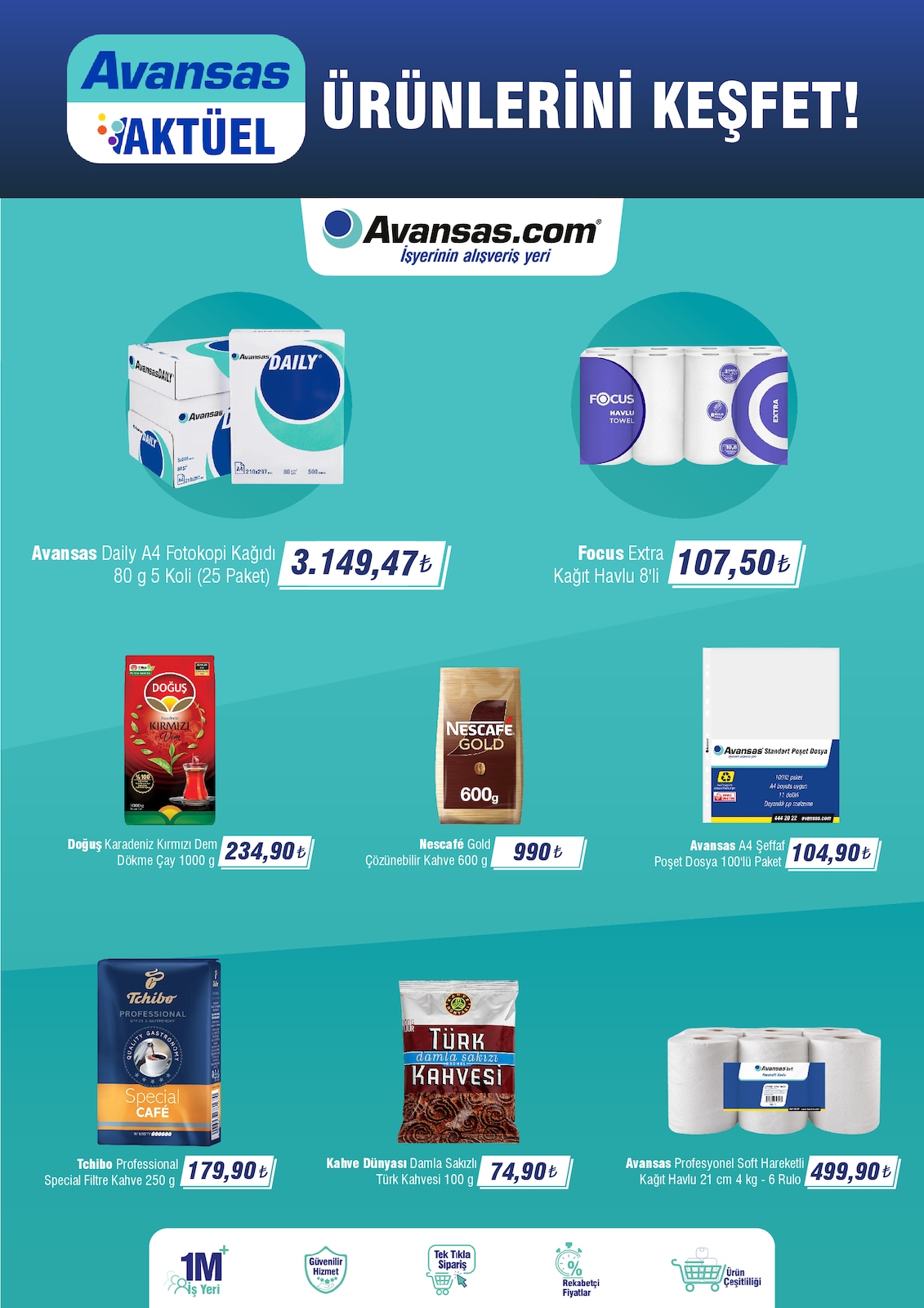 Avansas 13 Nisan 2026 Aktüel Kataloğu broşürü