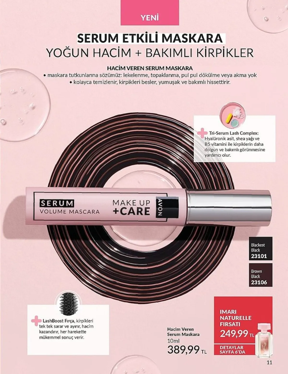 Avon Avon 1 Şubat 2026 Aktüel Kataloğu sayfa 11: Hacim Veren Serum Maskara 10Ml