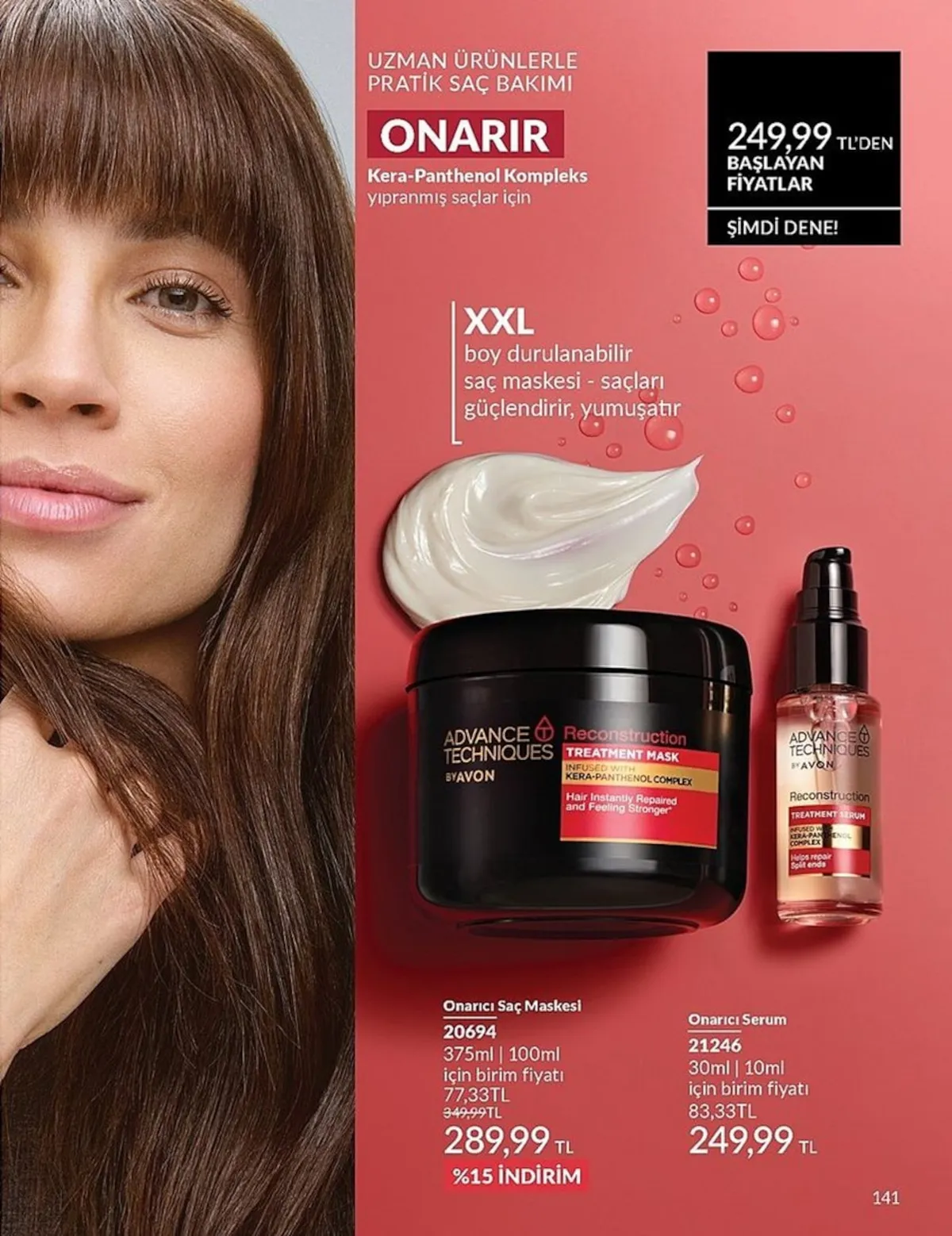 Avon Avon 1 Şubat 2026 Aktüel Kataloğu sayfa 141: Advance Techniques Onarıcı Saç Maskesi 375Ml, Advance Techniques Onarıcı Saç Maskesi 375Ml