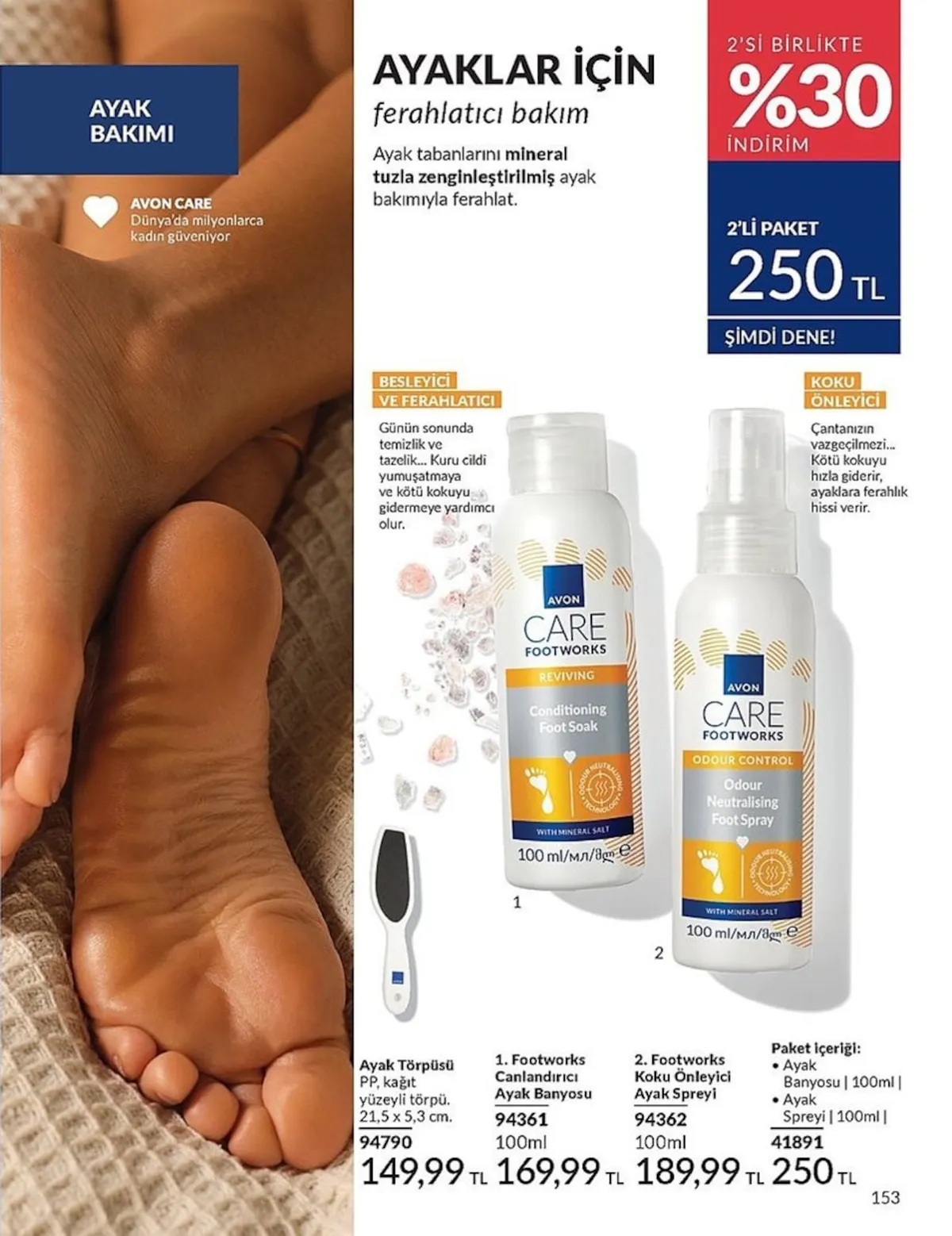 Avon Avon 1 Şubat 2026 Aktüel Kataloğu sayfa 153: Ayak Törpüsü