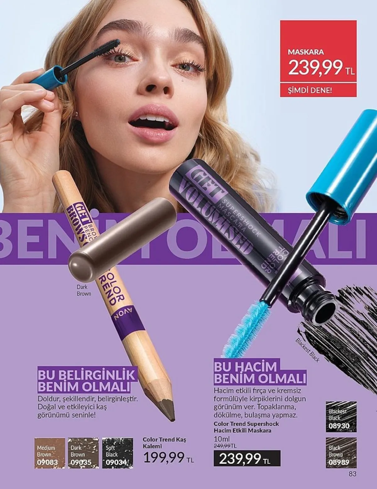 Avon Avon 1 Şubat 2026 Aktüel Kataloğu sayfa 83: Color Trend Kaş Kalemi