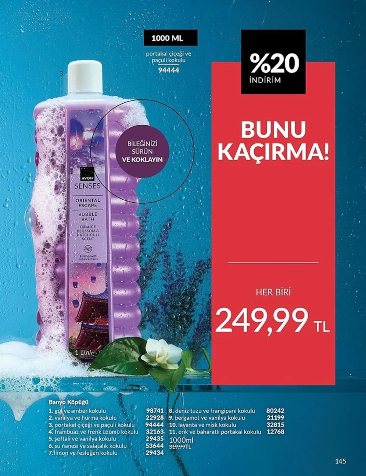 Avon Avon 1 Mart 2026 Aktüel Kataloğu sayfa 145