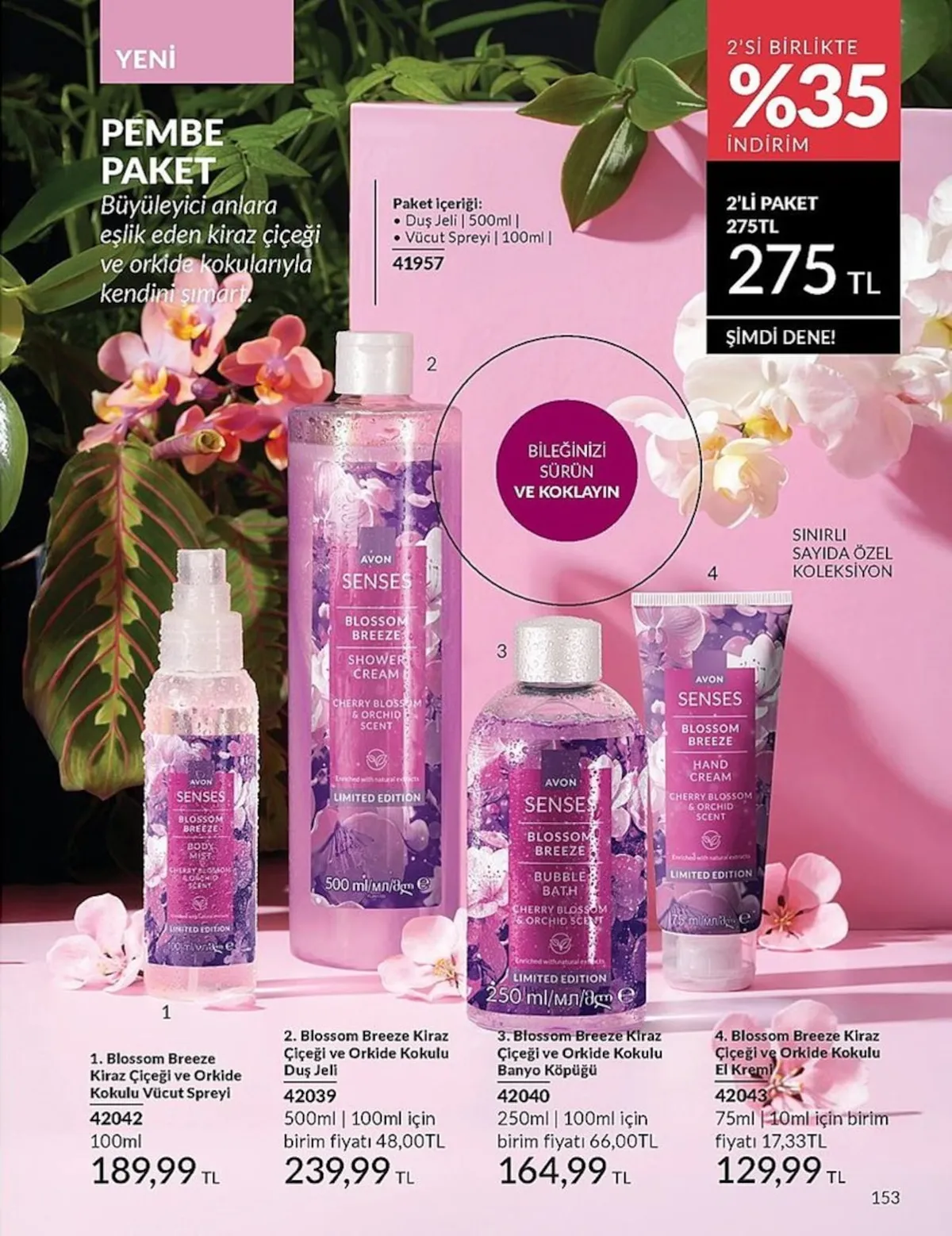 Avon Avon 1 Mart 2026 Aktüel Kataloğu sayfa 153: Avon Attraction Erkek Için 2'Li Paket, Avon Attraction Kadın Için 2'Li Paket