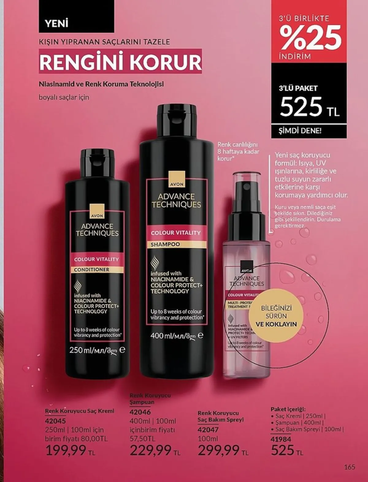 Avon Avon 1 Mart 2026 Aktüel Kataloğu sayfa 165: Far Away Splendoria Kadın Edp 50Ml, Passion Dance Hediye Seti