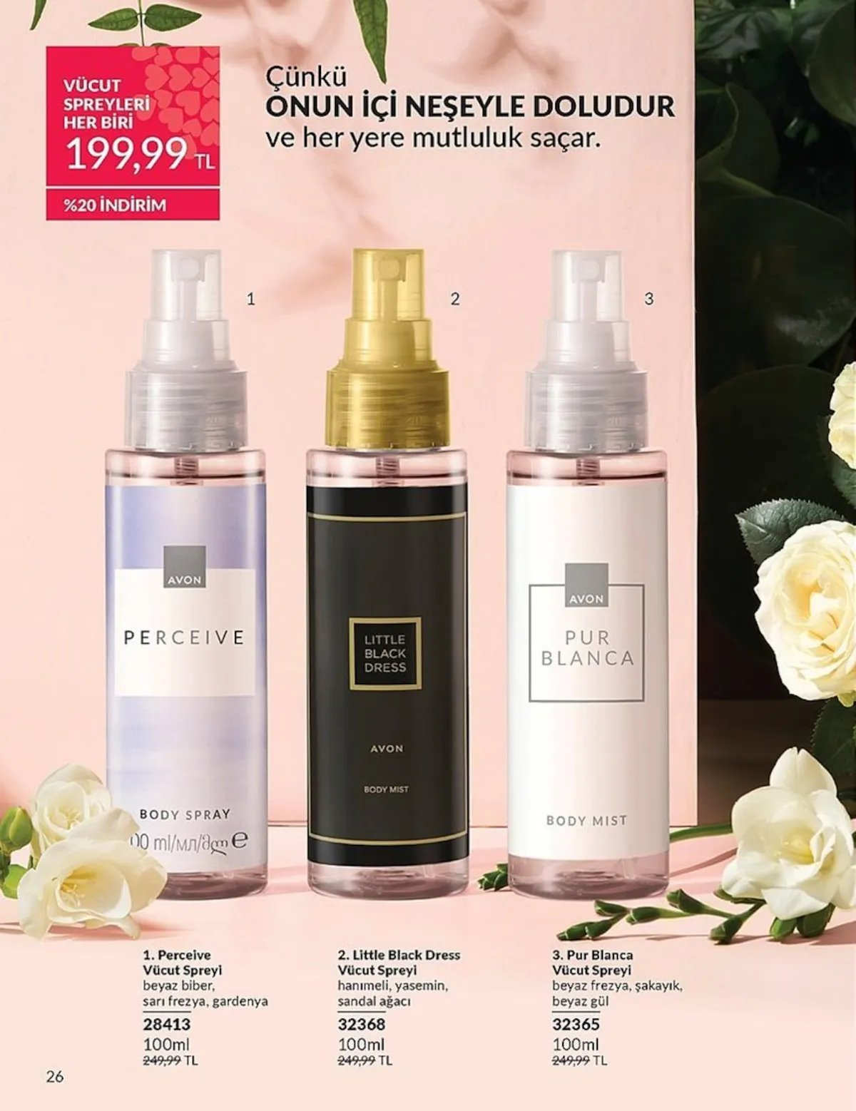 Avon Avon 1 Mart 2026 Aktüel Kataloğu sayfa 26: Avon Skin Mattify Micellar Water+Toner 400Ml Ve Foam Cleanser+Toner 150Ml