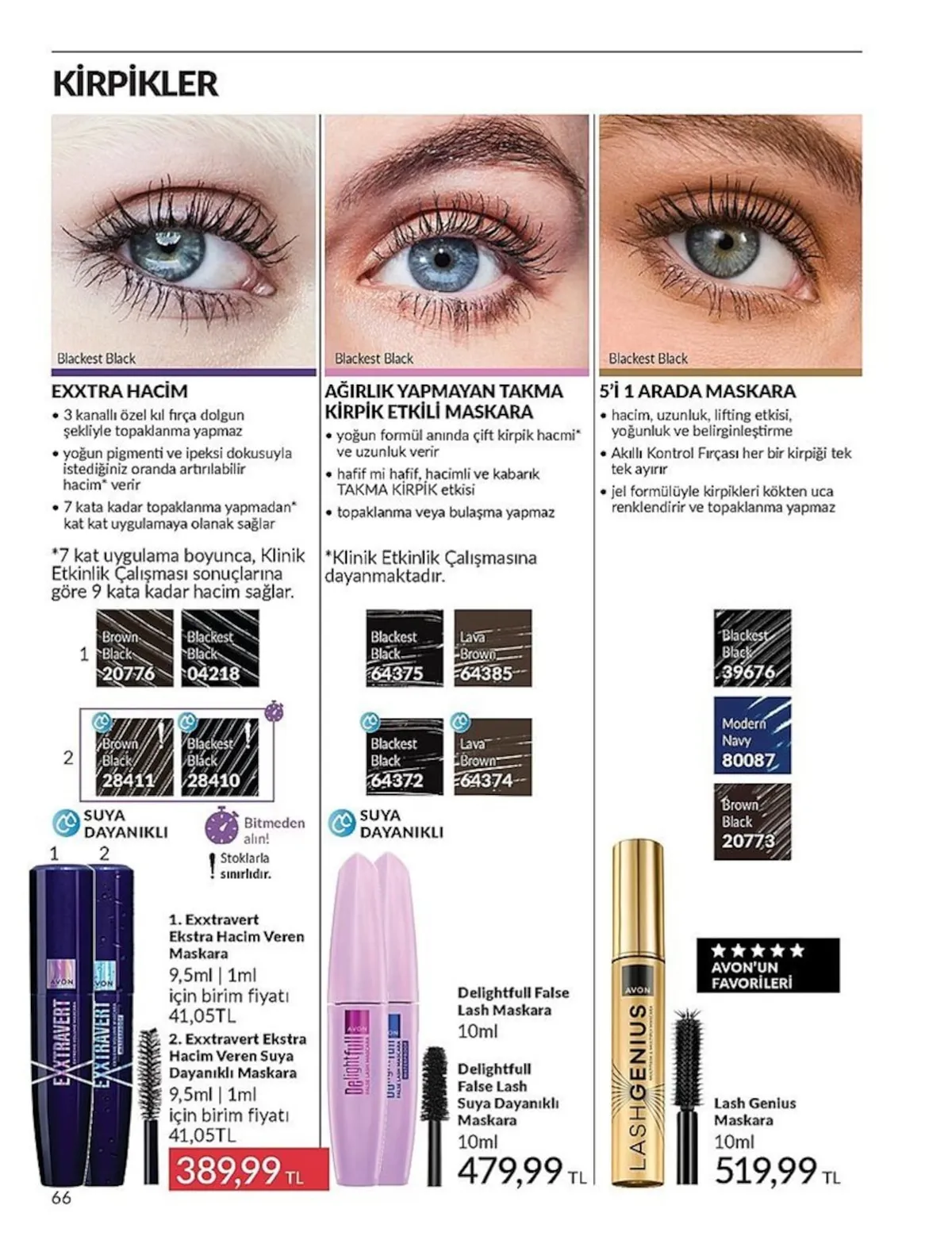 Avon Avon 1 Mart 2026 Aktüel Kataloğu sayfa 66: Vent Saç Fırçası, Katlanır Seyahat Tarağı