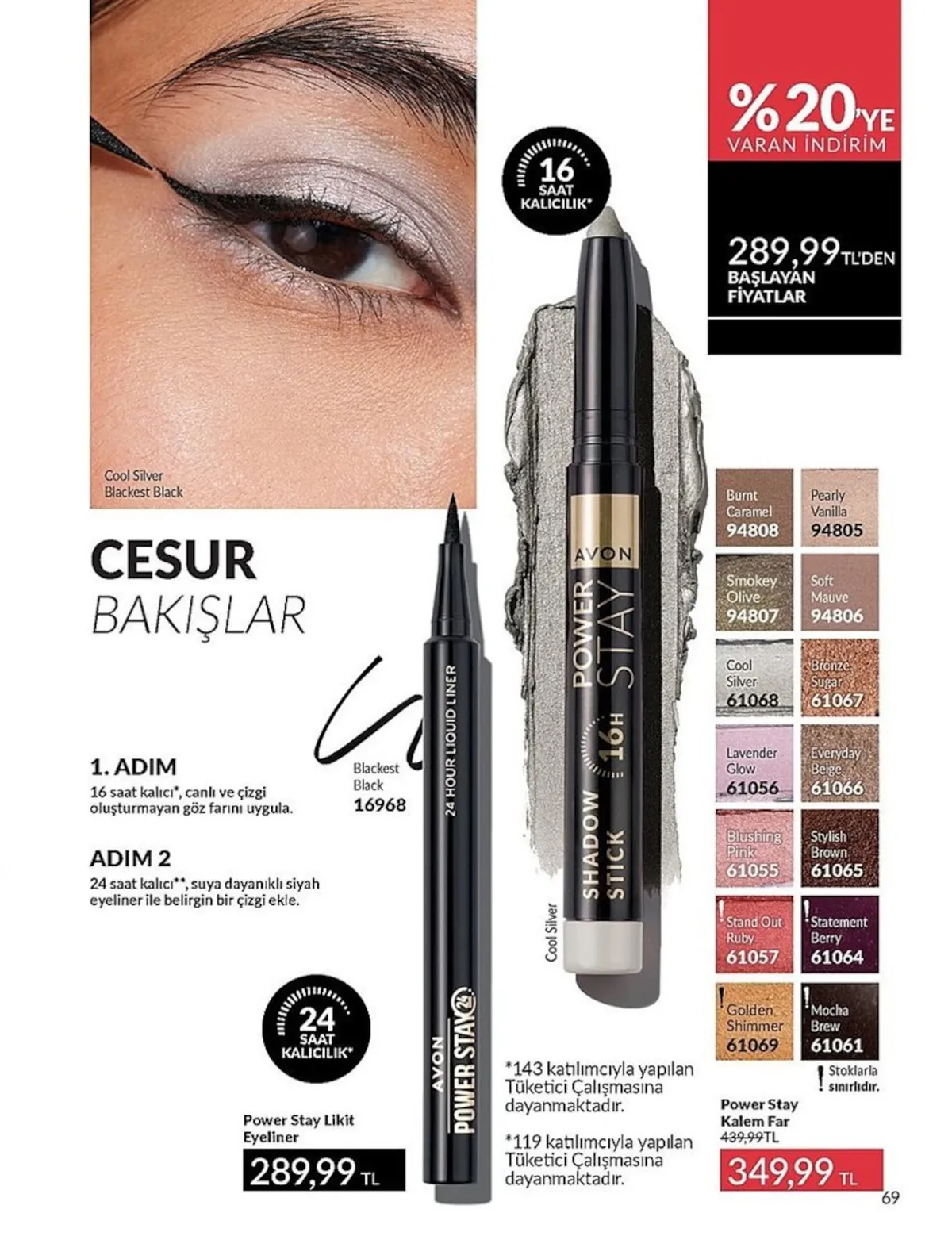 Avon Avon 1 Mart 2026 Aktüel Kataloğu sayfa 69: Advance Techniques Kuru Şampuan 150Ml, Advance Techniques Koparak Dökülmelere Karşı Saç Bakım Spreyi 100Ml
