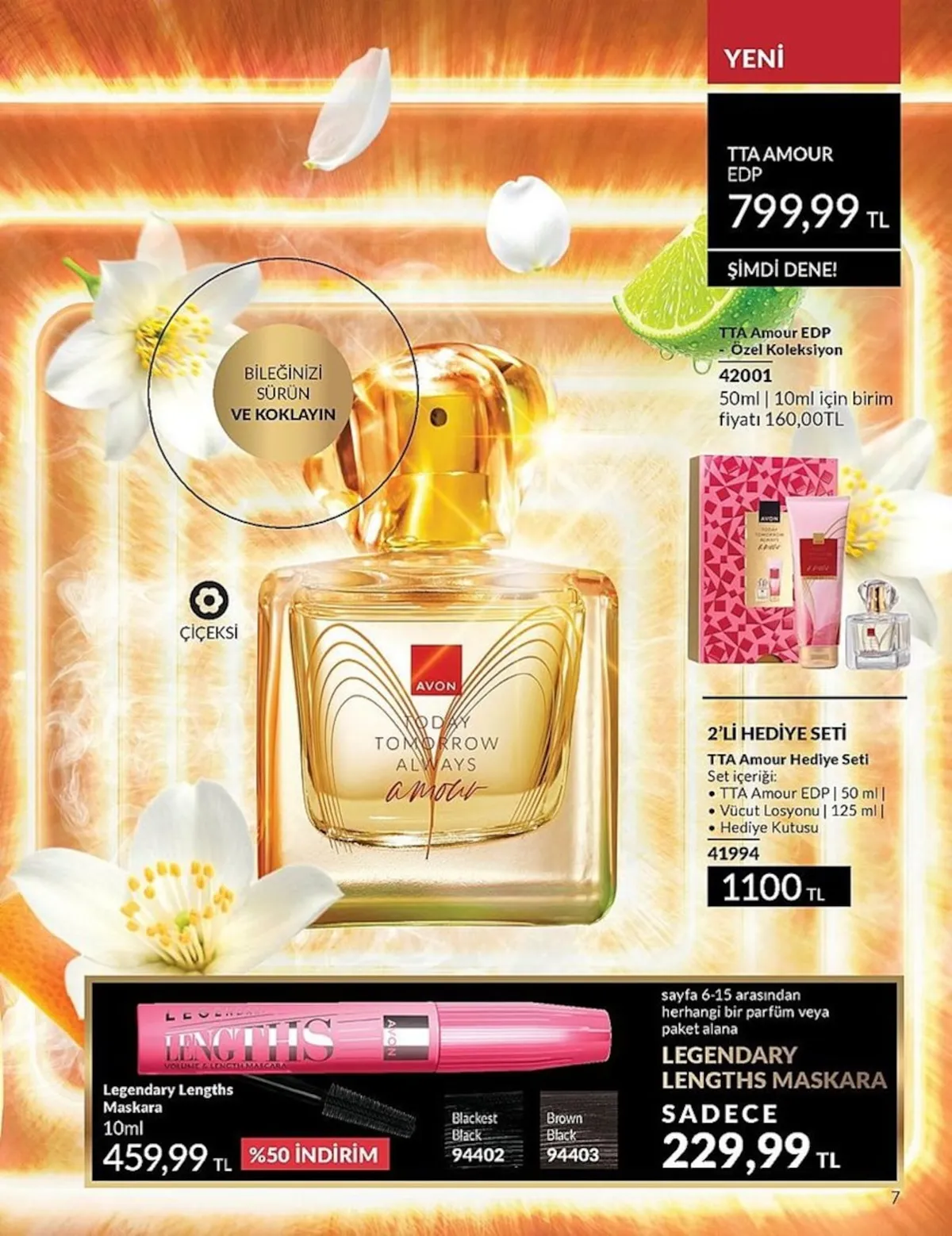 Avon Avon 1 Mart 2026 Aktüel Kataloğu sayfa 7: Black Suede Dark Erkek Edt 100Ml