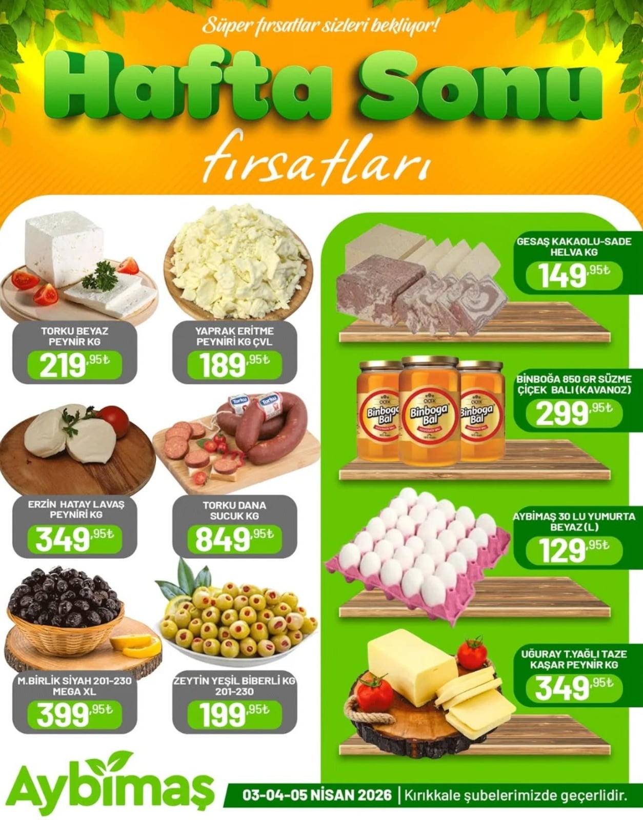 Aybimaş 3 Nisan 2026 Aktüel Kataloğu broşürü