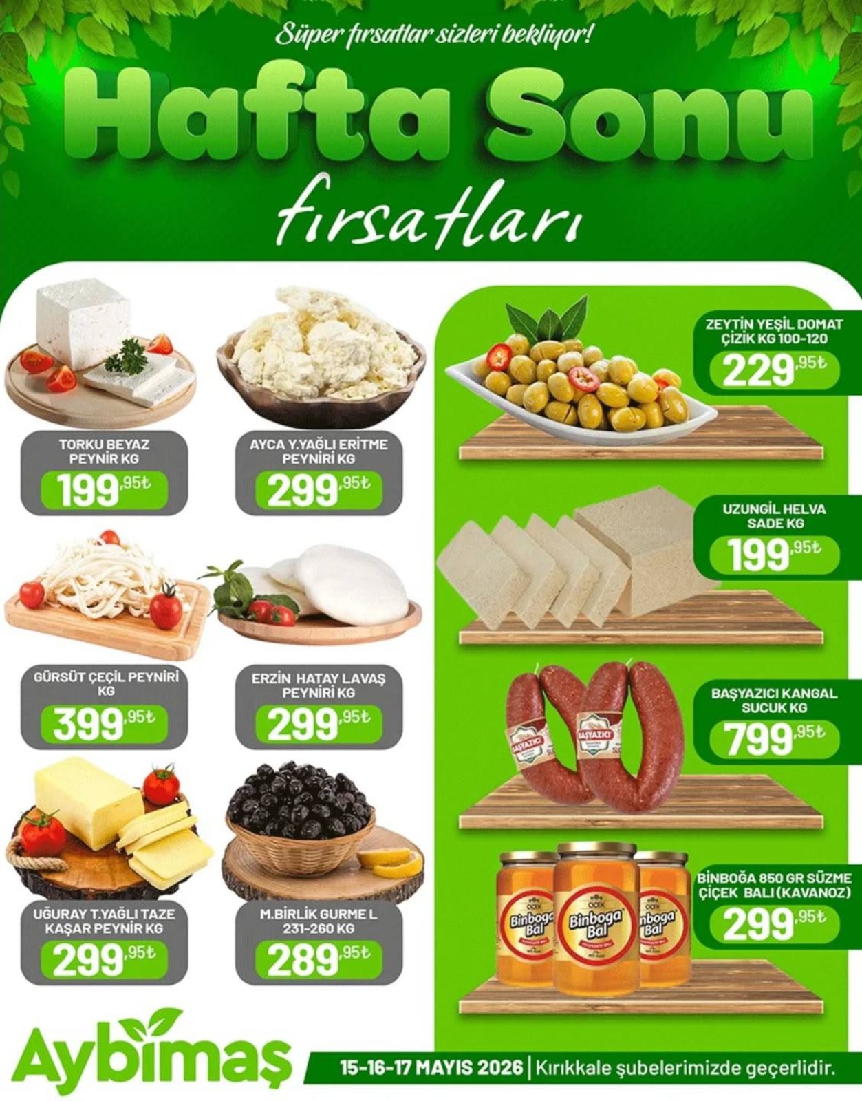 Aybimaş 15 Mayıs 2026 Aktüel Kataloğu broşürü