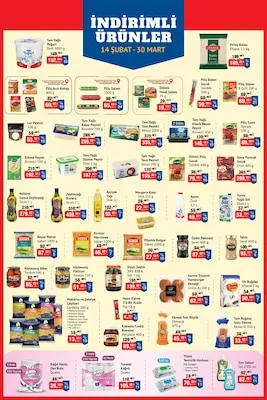 BİM Market Katalog sayfa 6: Torku Tam Yağlı Bidon Yoğurt 5000 G, Kağıt Havlu Omo Rüya Queen