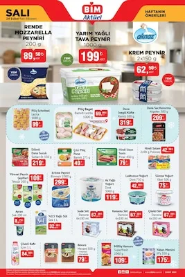BİM Market Katalog sayfa 7: Çita Piliç Pane Schnitzel 275 G, Dana Sac Kavurma Akşeker 500 G