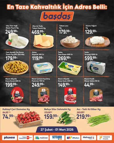 Başdaş Market 27 Şubat 2026 Aktüel Kataloğu27 Şubat - 1 Mart