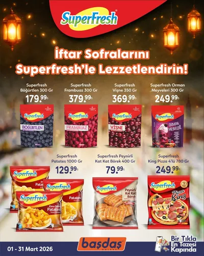 Başdaş Market 1 Mart 2026 Aktüel Kataloğu1 Mart - 31 Mart