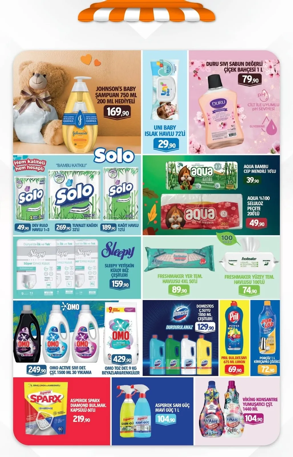 Barış Barış Gross 30 Ocak 2026 Aktüel Kataloğu sayfa 7: Pril Buldet.Sıvı 675 Ml Limon, Porçöz 1 L Kireç&Pas Çözücü